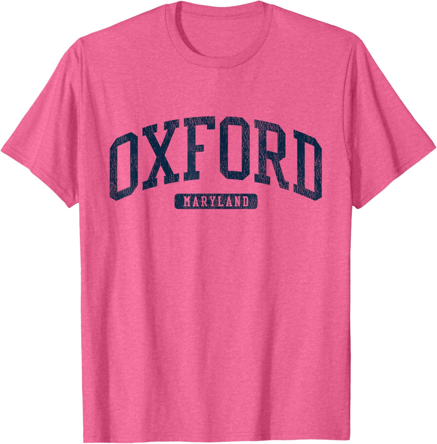 Oxford Maryland College Style Blue T-Shirt for Students and Alumni - 8