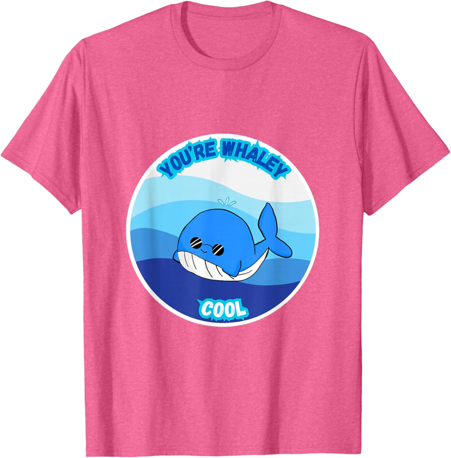 Whaley Cool Whale Graphic Tee Perfect for Ocean Lovers and Casual Wear - 4
