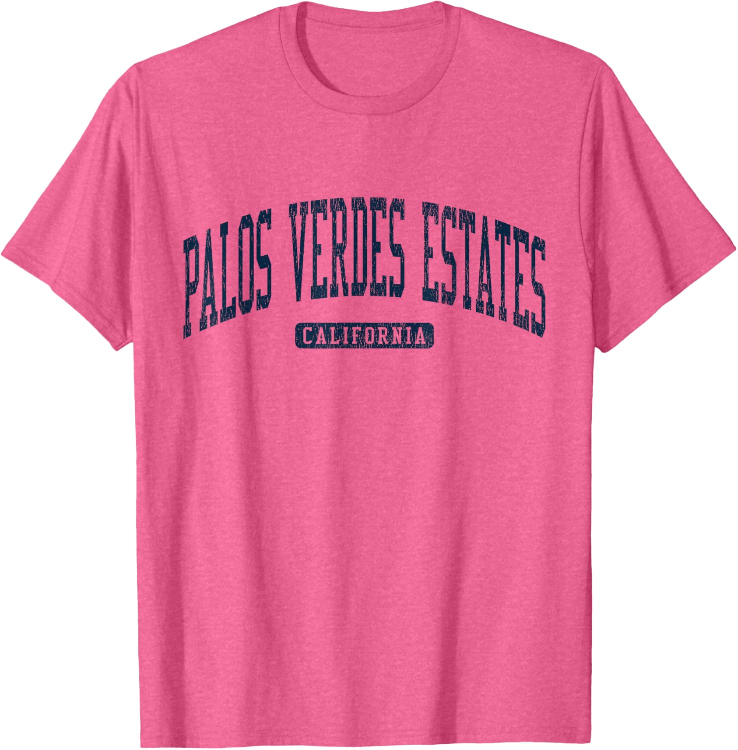 Palos Verdes Estates College Style T-Shirt for Casual Wear - 1