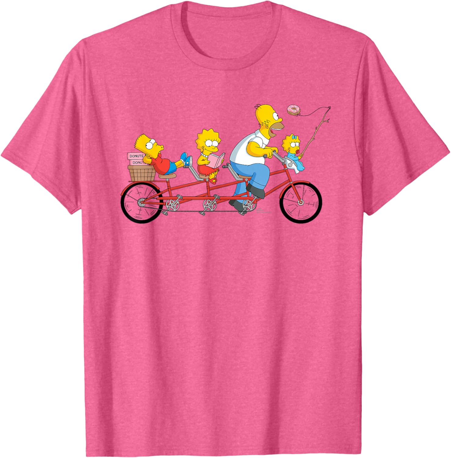 The Simpsons Father's Day Homer Kids Bike Ride T-Shirt for Dad - 19