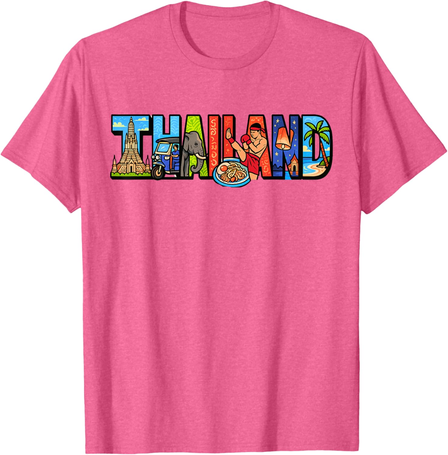 Thailand Souvenir T-Shirt for Thai Culture Lovers - Unique Travel Gift - 8