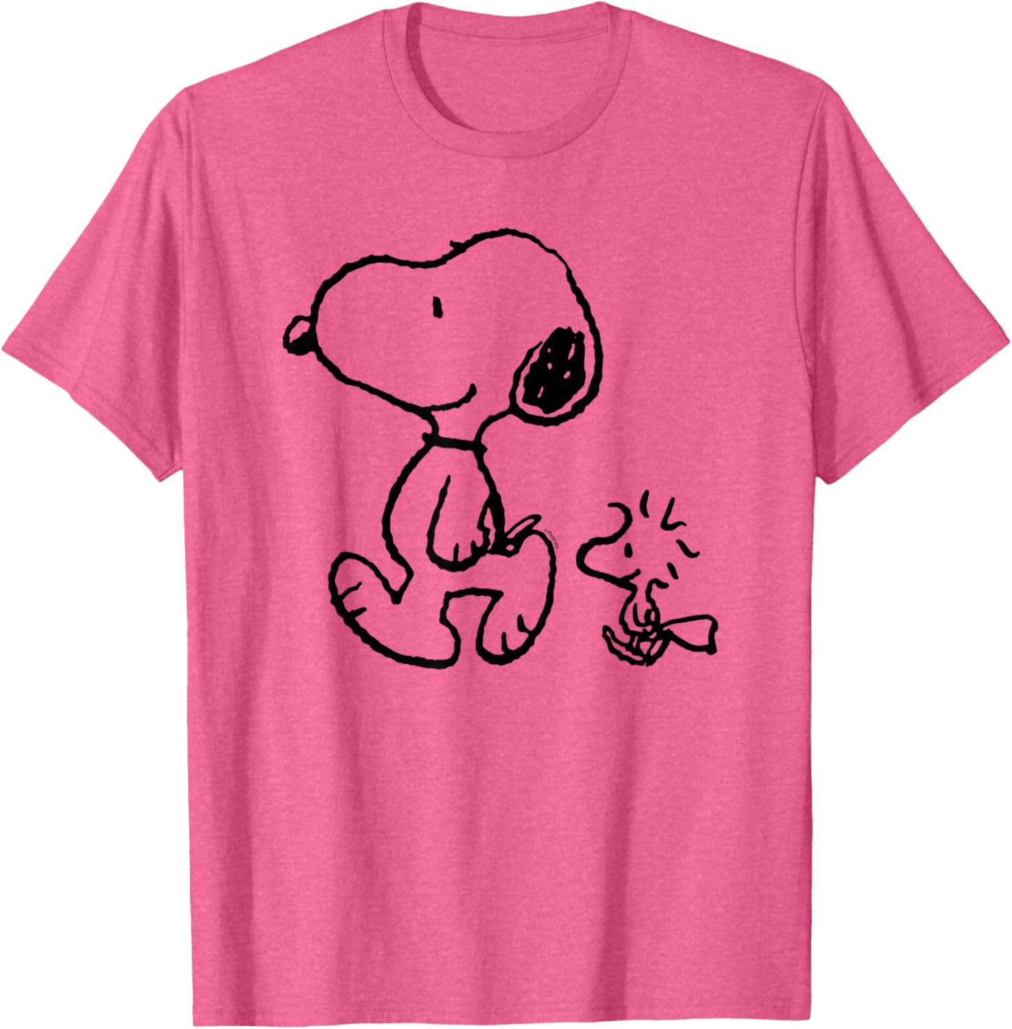 Snoopy Woodstock Walk T-Shirt Fun Peanuts Graphic Tee for Fans - 7
