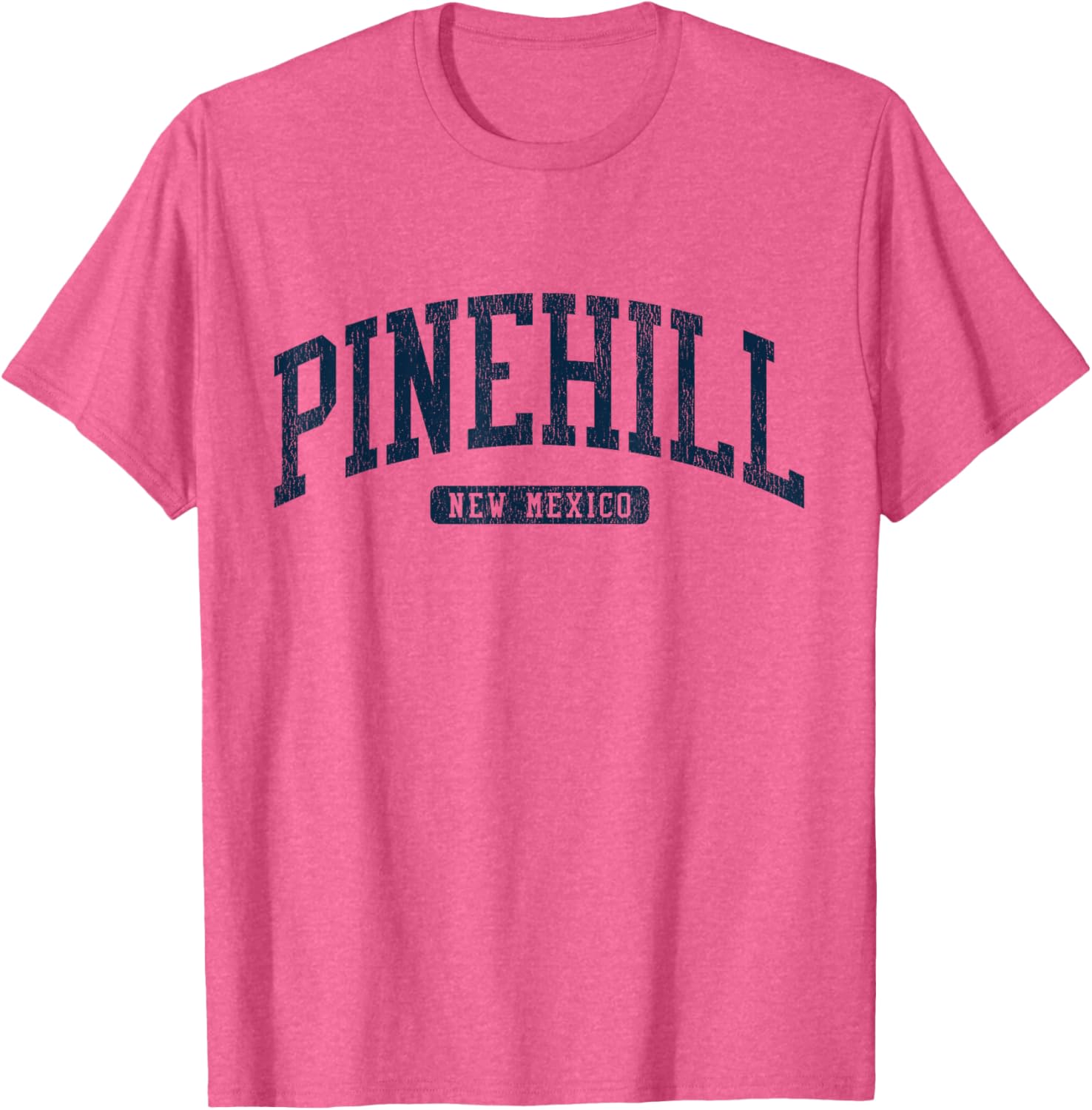 Pinehill New Mexico College Style Blue T-Shirt for Students and Fans - 11