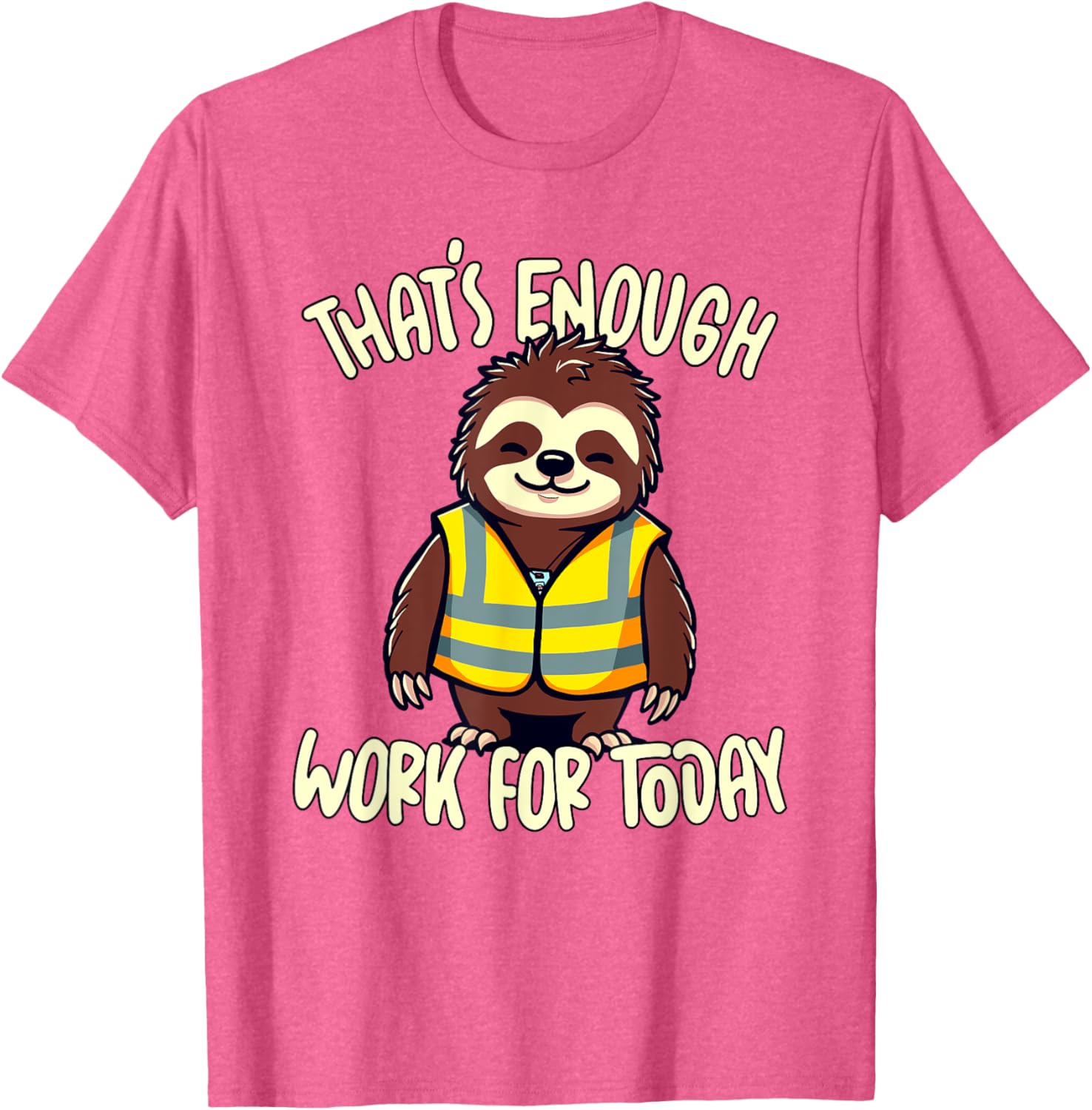 Sloth Lazy Coworker T-Shirt Perfect for a Relaxed Workday Vibes - 11