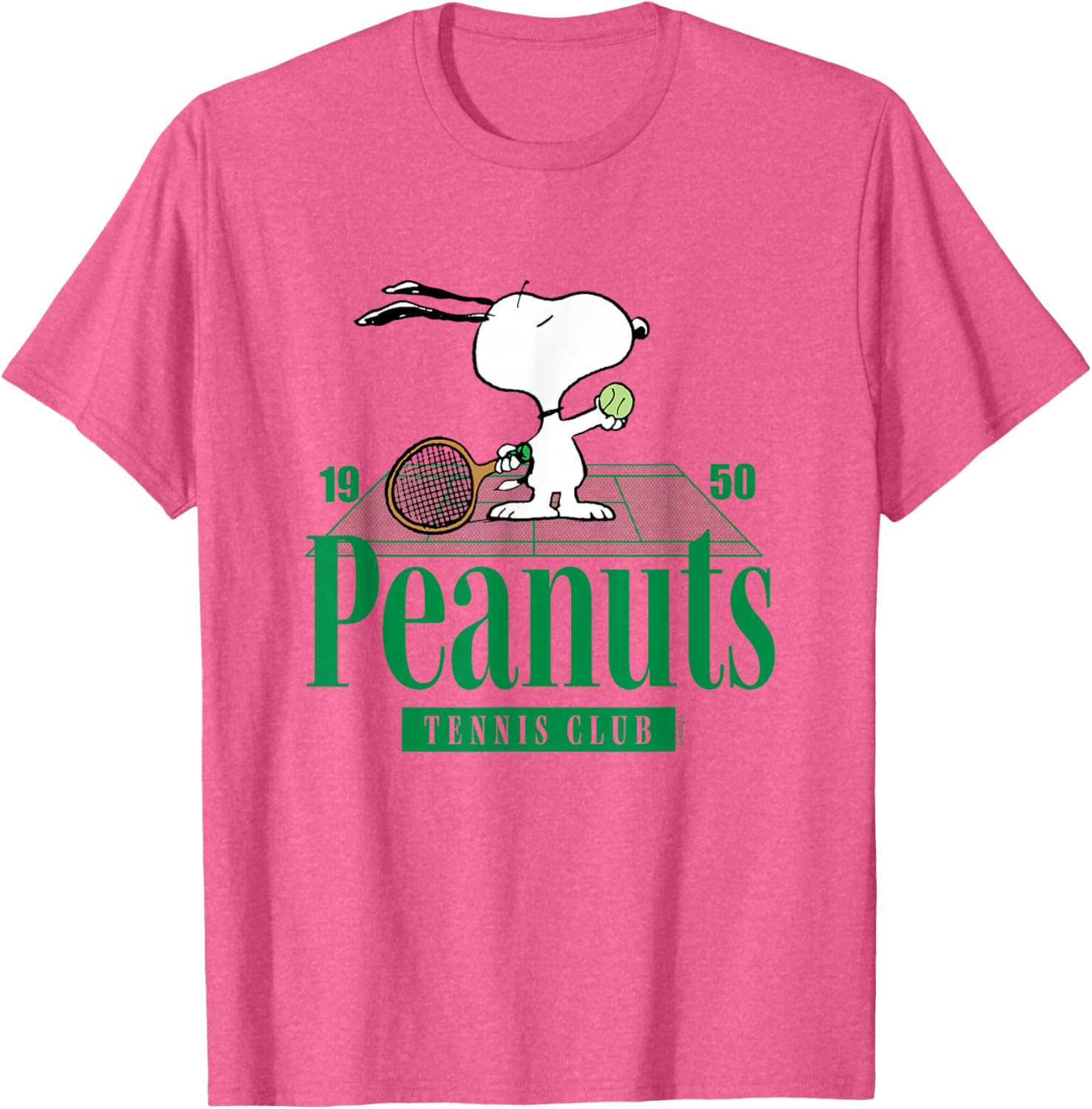 Peanuts Tennis Club T-Shirt for Fans of Classic Cartoon Style - 7