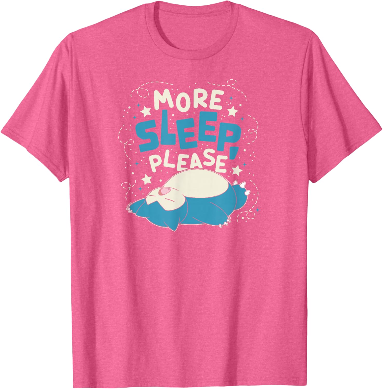 Snorlax More Sleep Please T-Shirt for Pokémon Fans - Comfy and Cute - 2