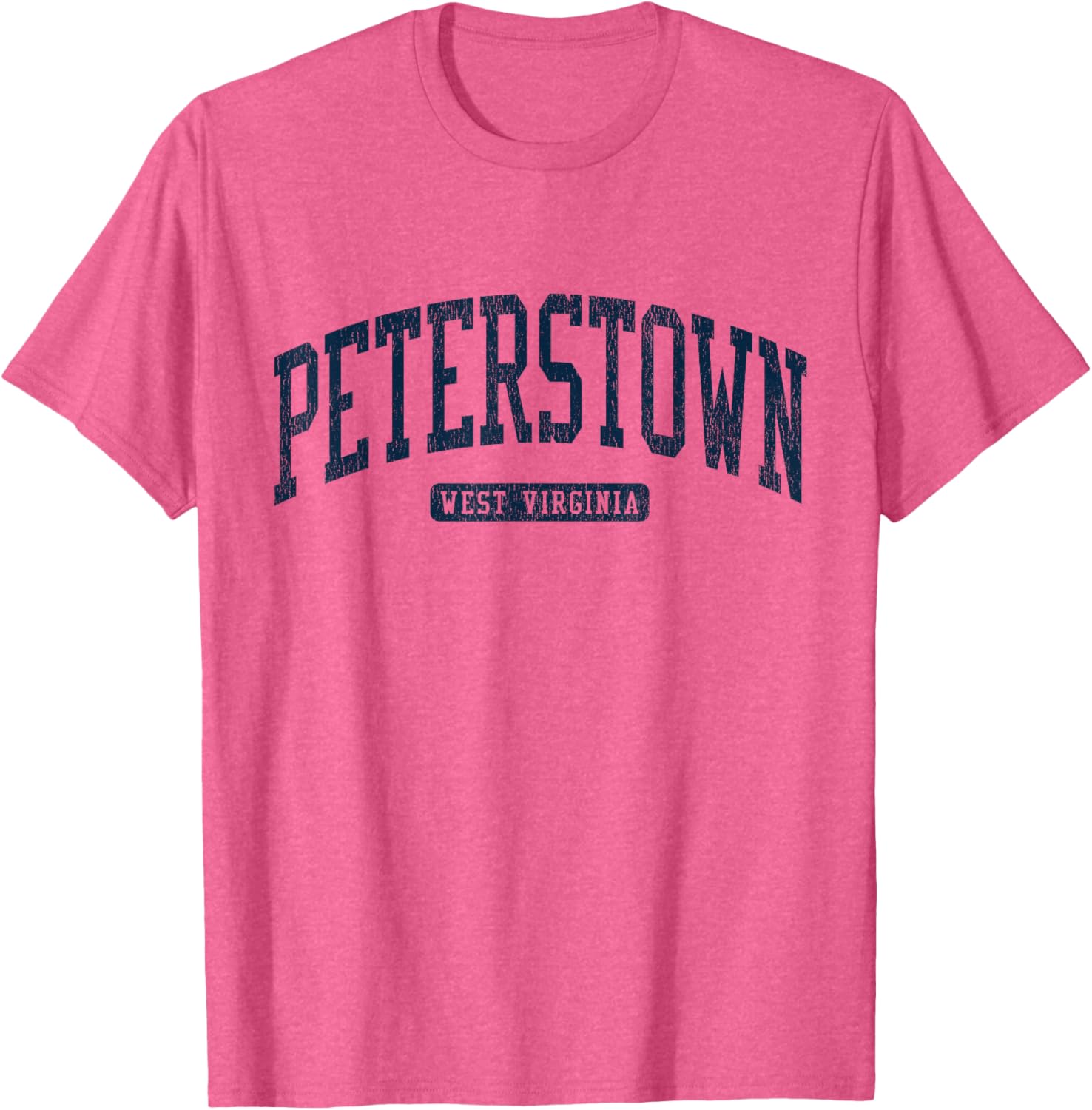 Peterstown WV College University Blue T-Shirt for Students and Alumni - 11