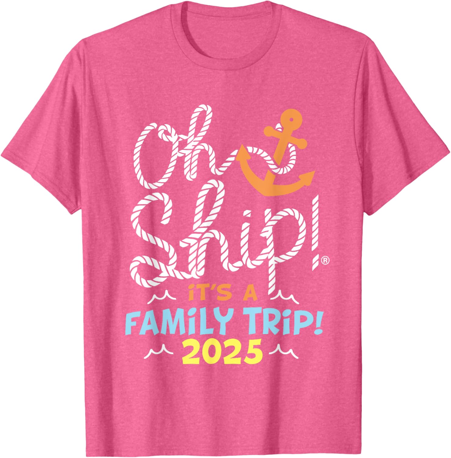 Oh Ship It's a Family Trip 2025 Matching Cruise T-Shirt for All Ages - 16