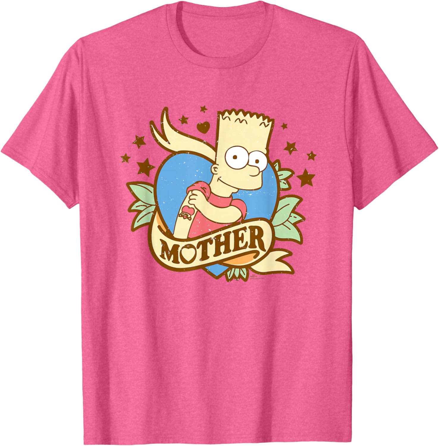 Retro Bart Simpson Mother's Day T-Shirt Gift for Moms and Fans - 21