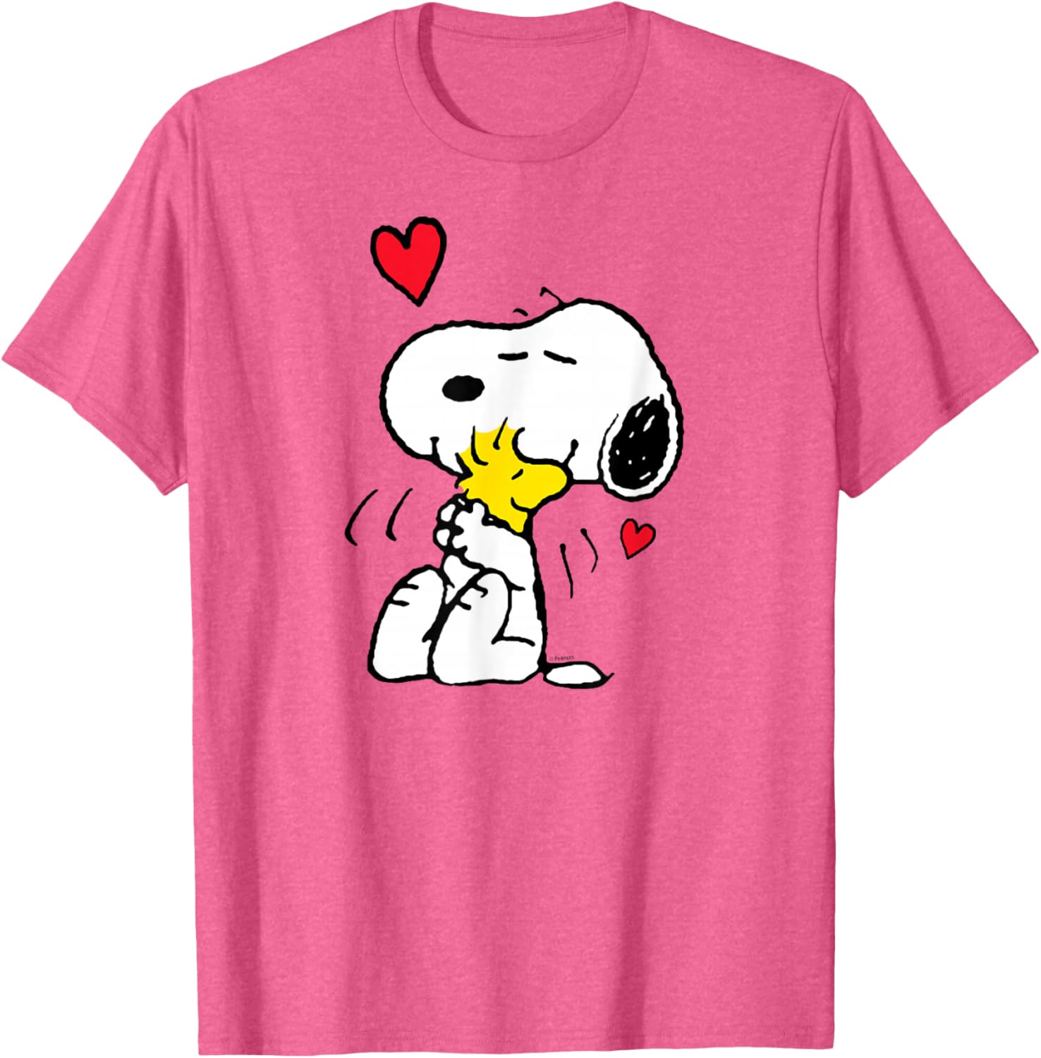 Peanuts Valentine Snoopy and Woodstock Cute Love T-Shirt for Kids - 11