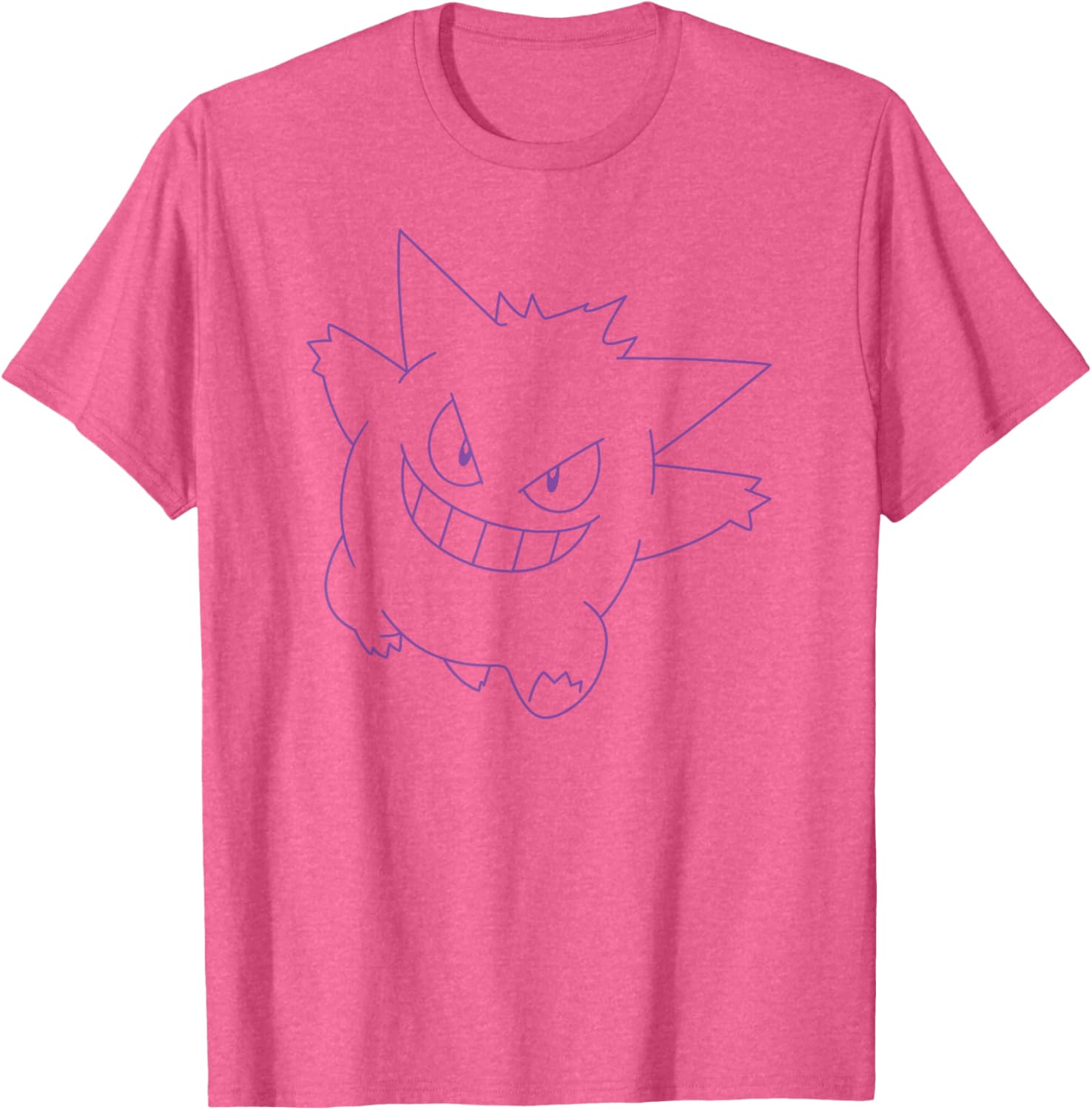 Pokémon Gengar Big Face T-Shirt Fun Graphic Tee for Fans and Collectors - 5