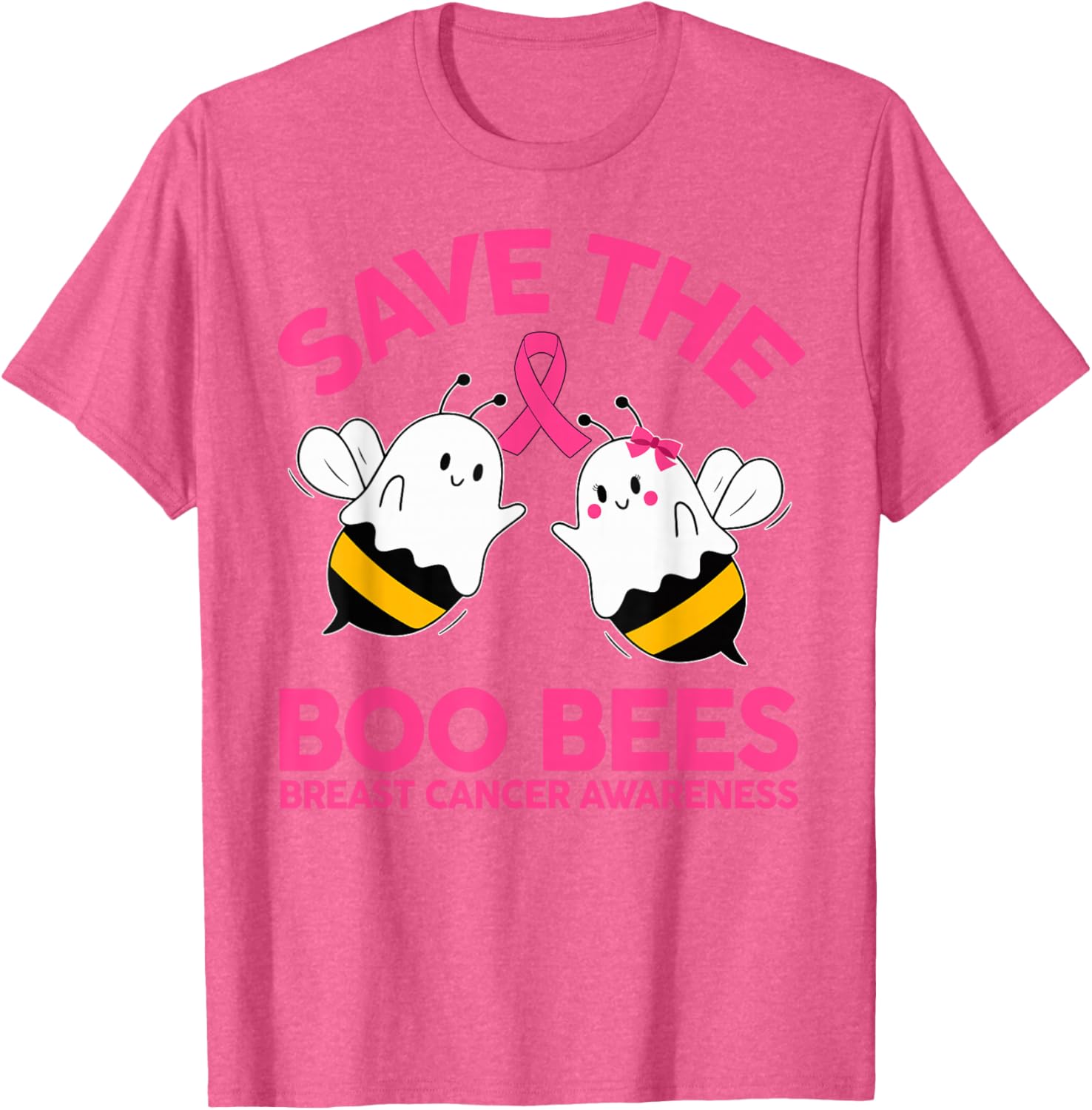 Save The Boobees Breast Cancer Halloween T-Shirt for Women - 25