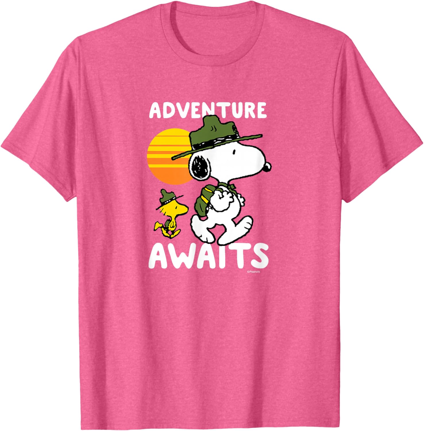 Peanuts Snoopy Adventure Awaits T-Shirt for Fun-Loving Fans - 3