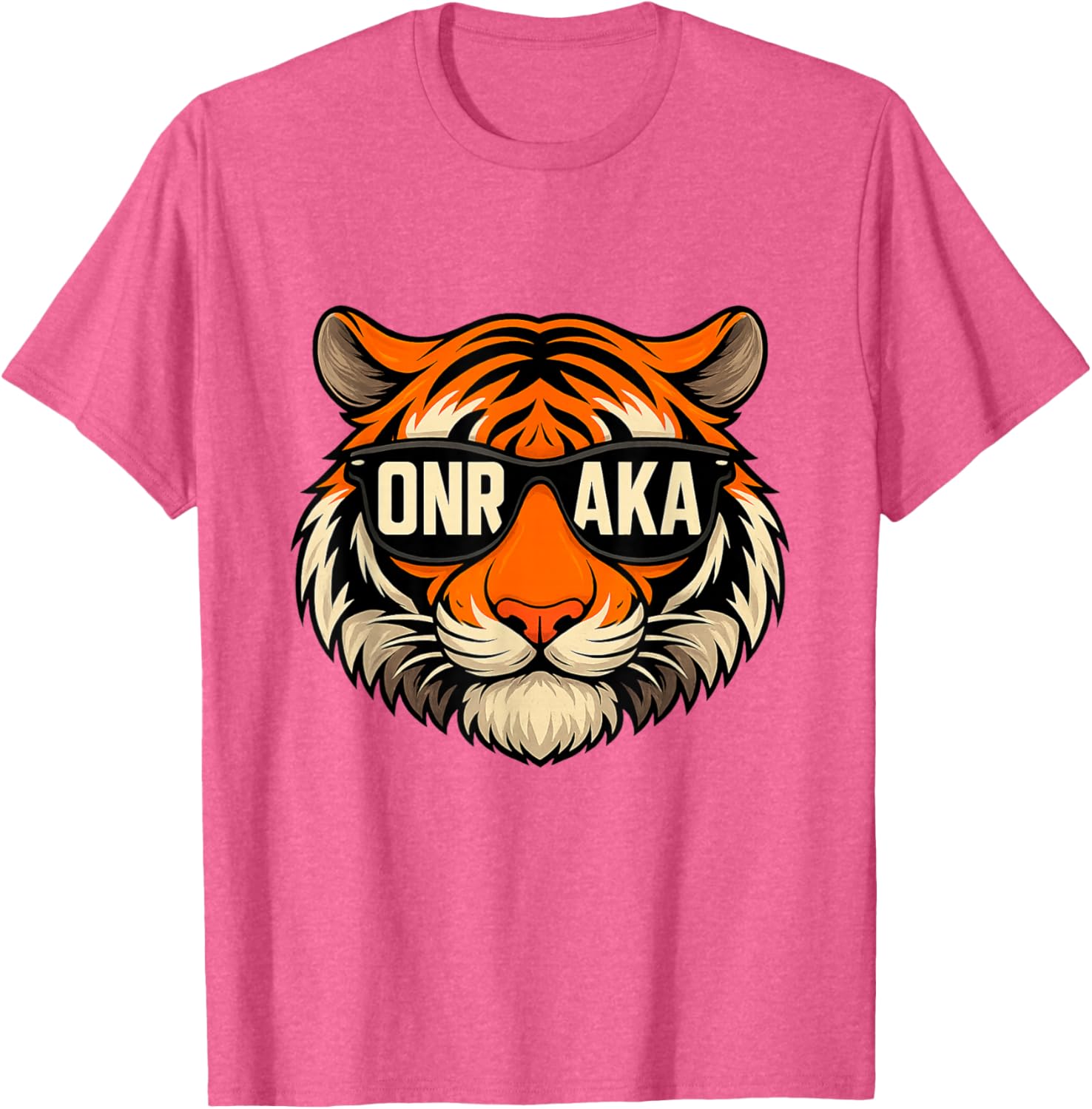 Vintage Tiger Graphic T-Shirt Onrakas Retro Sunglasses Unity Apparel - 22