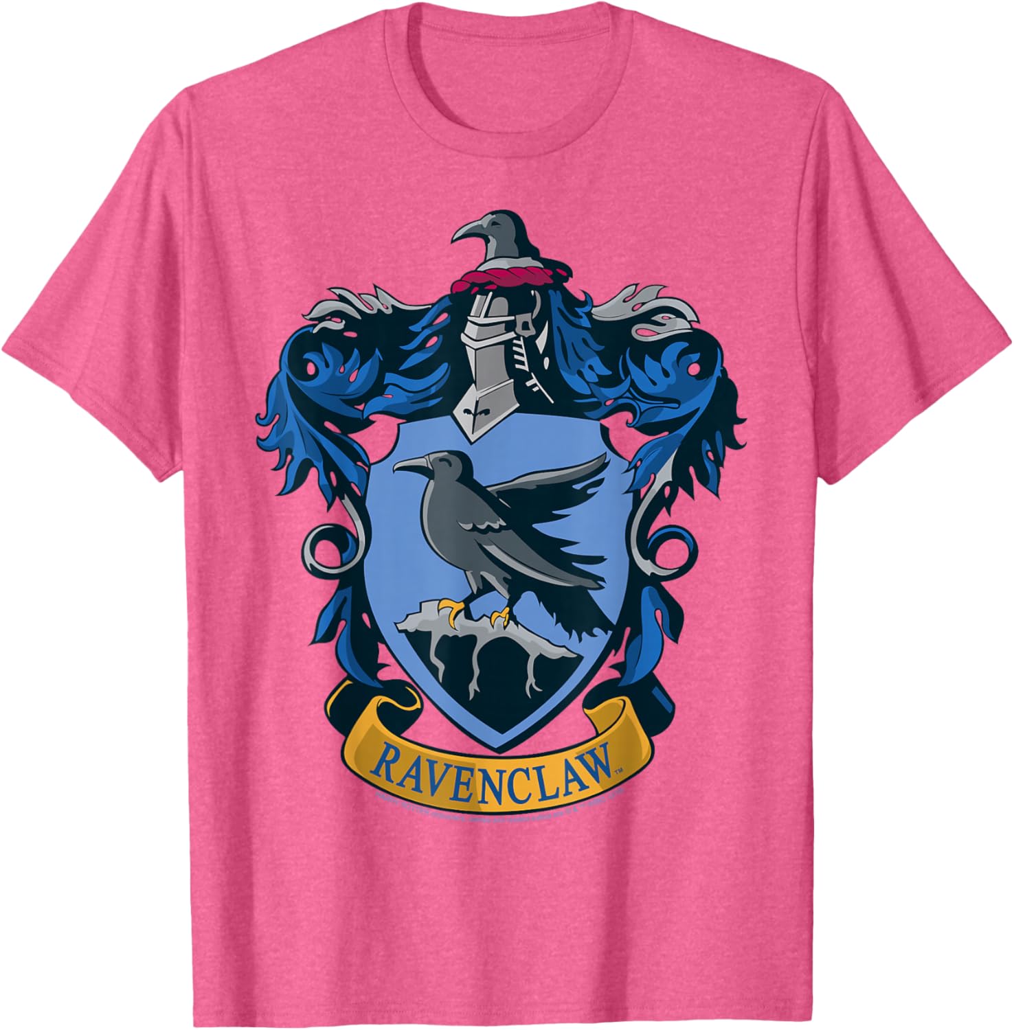 Ravenclaw Hogwarts House Nouveau Crest T-Shirt for Harry Potter Fans - 5