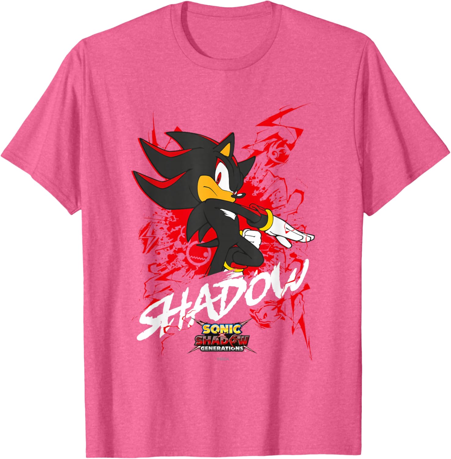 Sonic the Hedgehog Shadow T-Shirt for Fans of Sonic X and Generations - 8