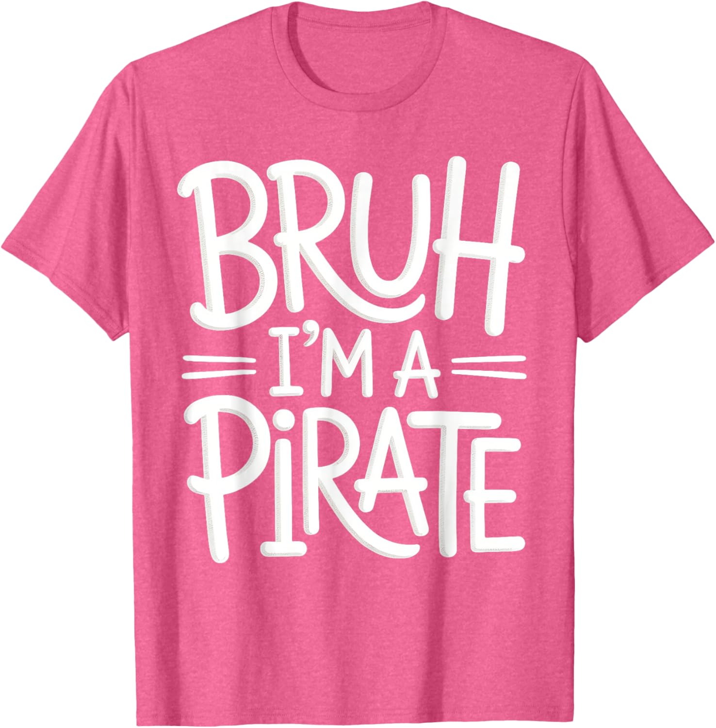 Bruh Pirate Lazy Halloween Costume Kids T-Shirt for Fun Dress-Up - 15