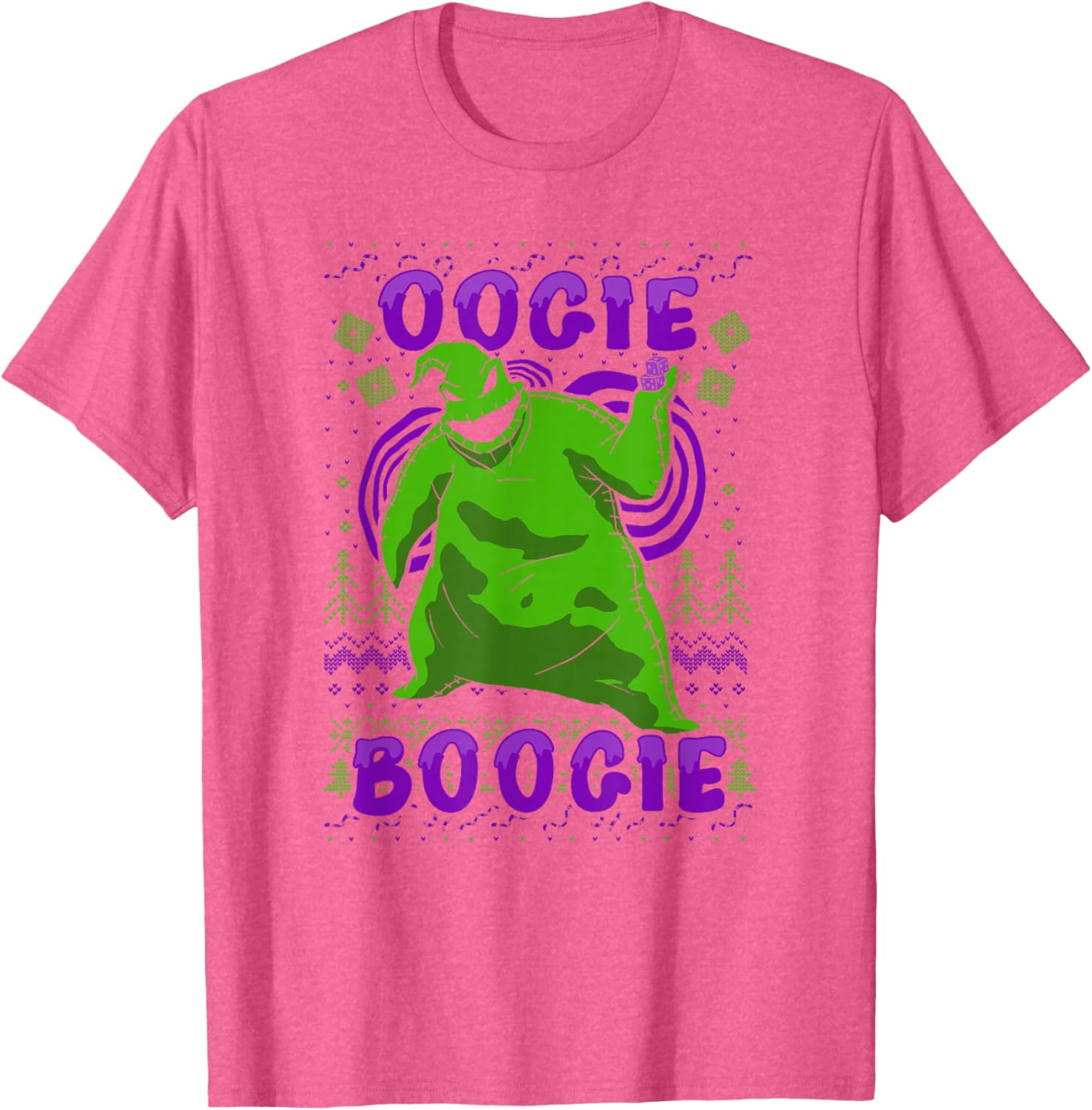 Disney Nightmare Before Christmas Oogie Boogie Ugly Sweater T-Shirt - 6