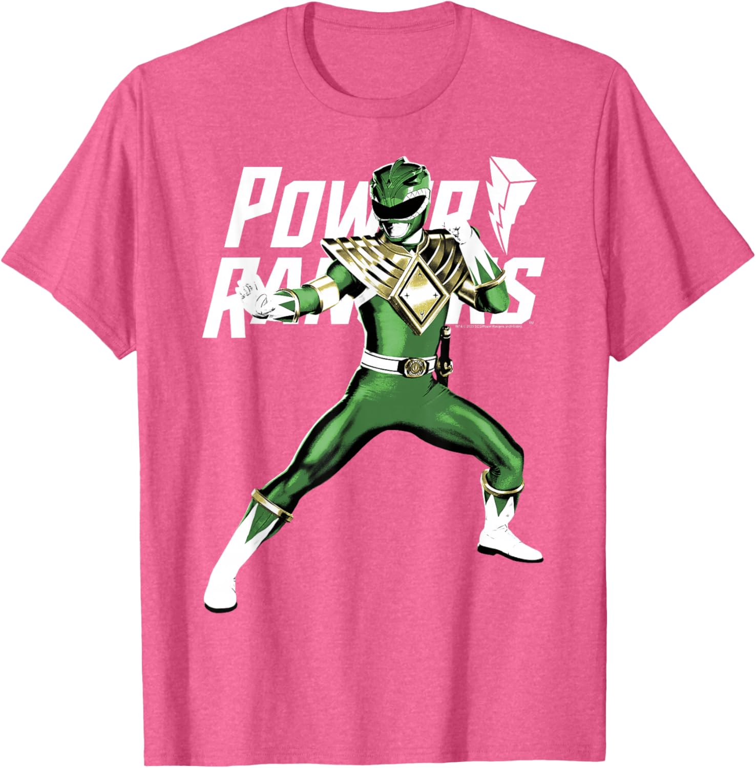 Power Rangers Green Ranger Karate Action Pose T-Shirt for Fans - 4