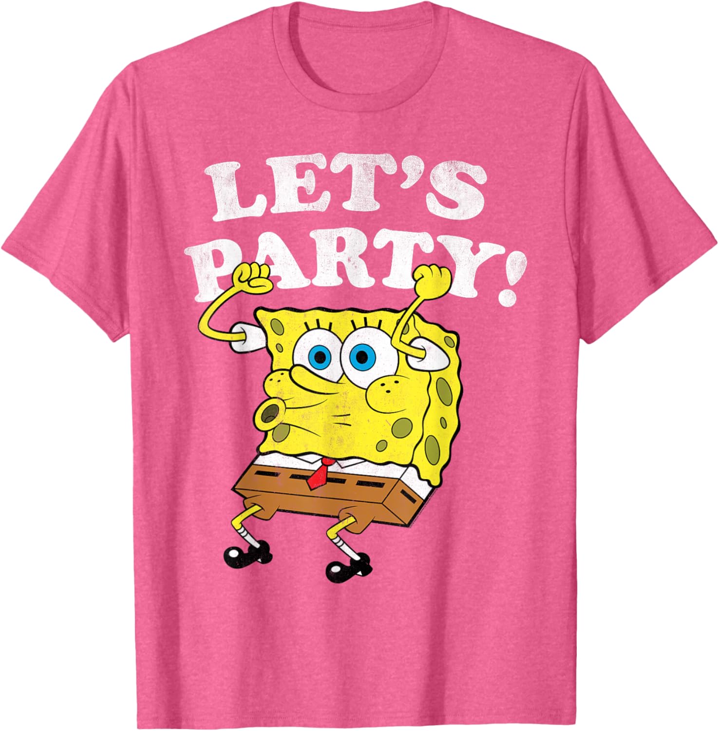 SpongeBob SquarePants Let's Party T-Shirt for Fun Kids Apparel - 8