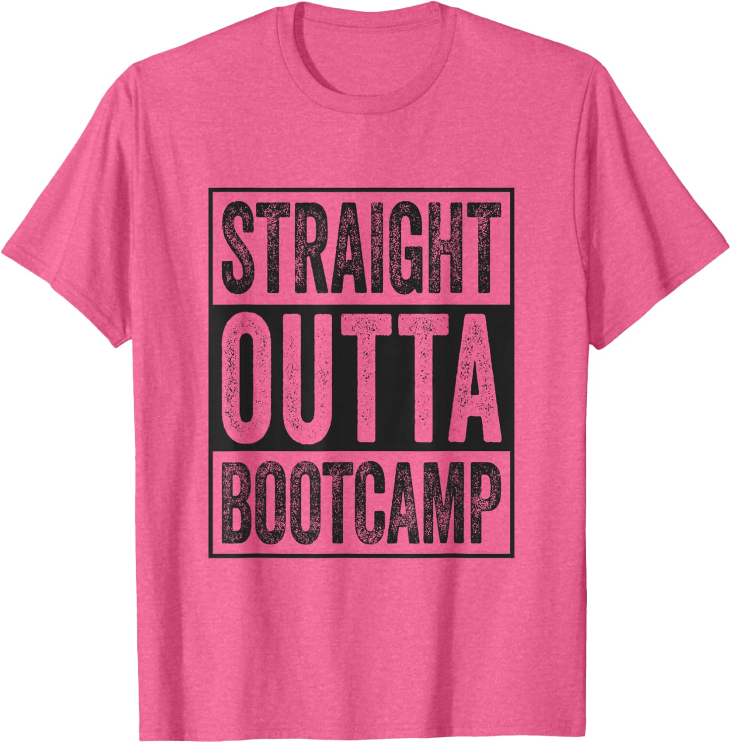 Straight Outta Bootcamp Soldier Basic Training Graduate T-Shirt - 7