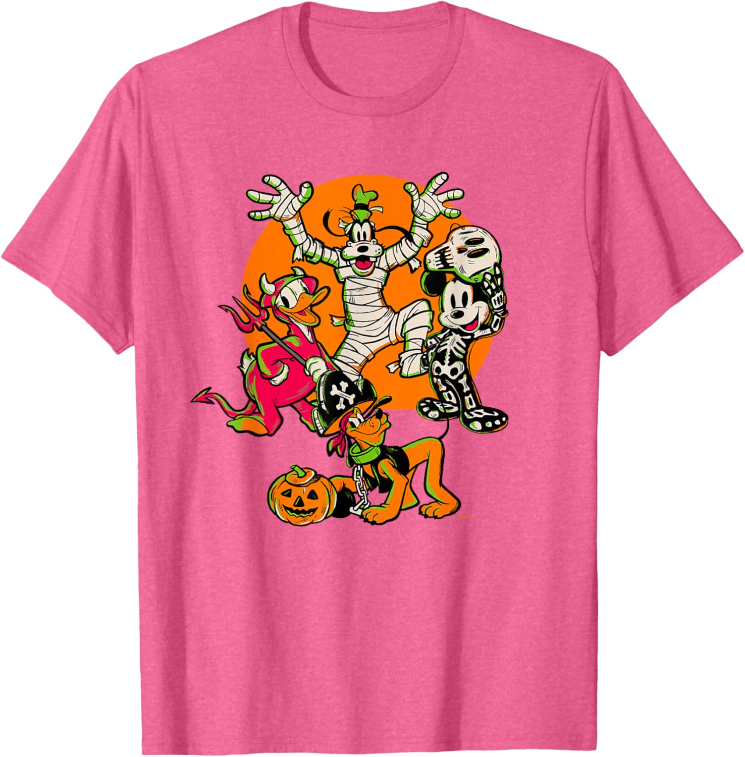 Disney 100 Mickey, Donald, Goofy & Pluto Halloween Costume T-Shirt - 14
