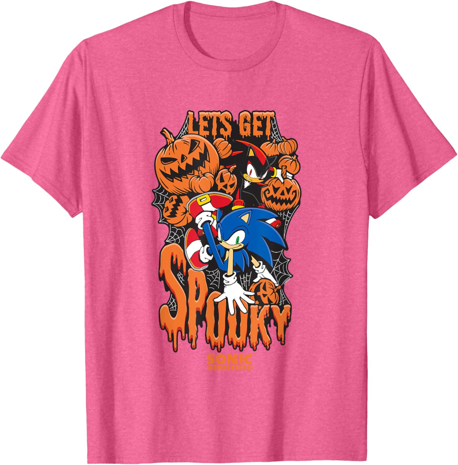Sonic The Hedgehog Halloween Spooky T-Shirt for Fans of Sonic & Shadow - 12