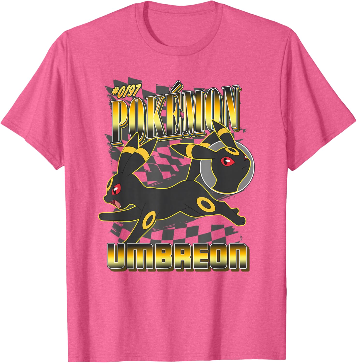 Pokémon 0197 Umbreon Racing Style Poster T-Shirt for Fans and Collectors - 16