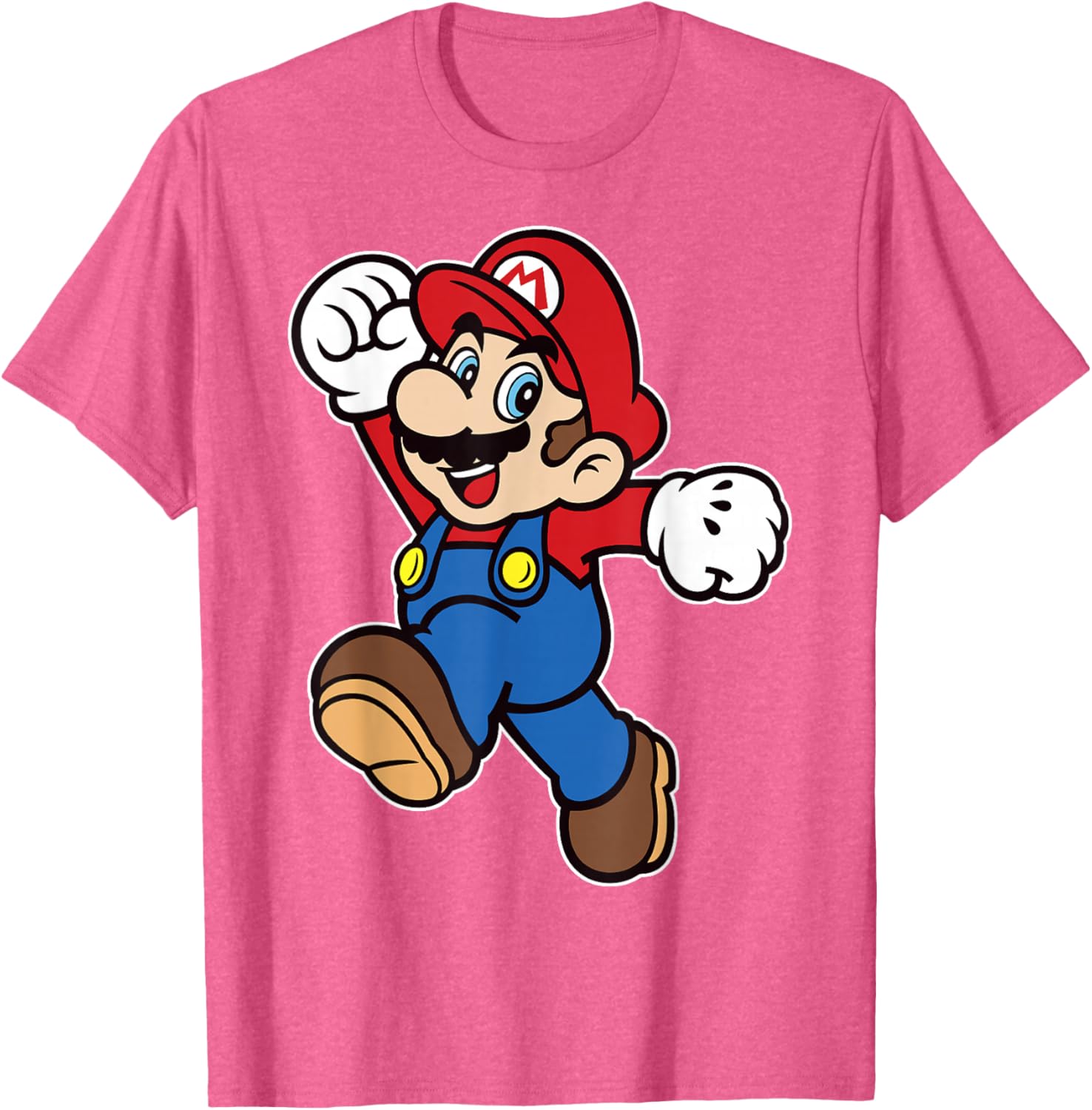 Super Mario Classic Jump Portrait T-Shirt for Gamers and Fans - 7