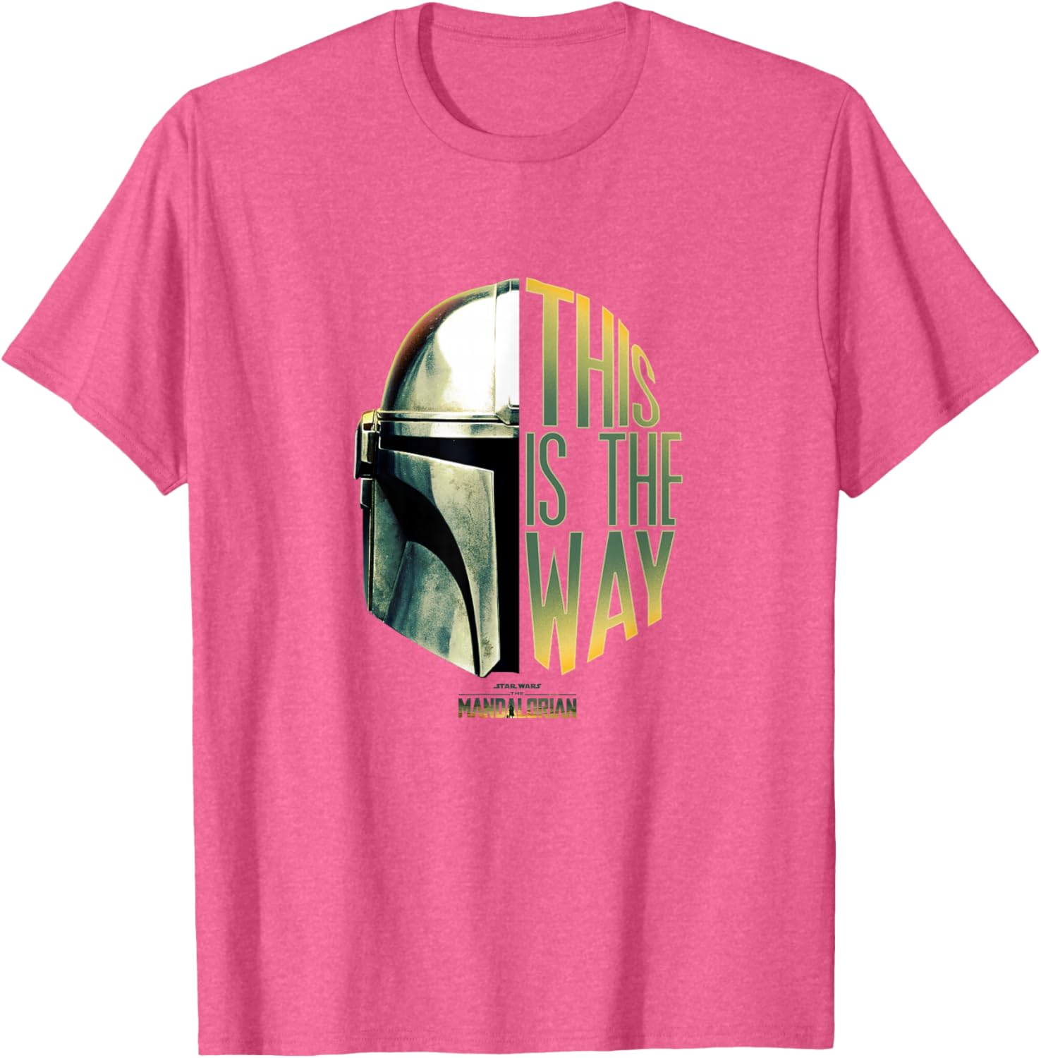 Star Wars The Mandalorian This Is The Way Helmet Logo T-Shirt for Fans - 11