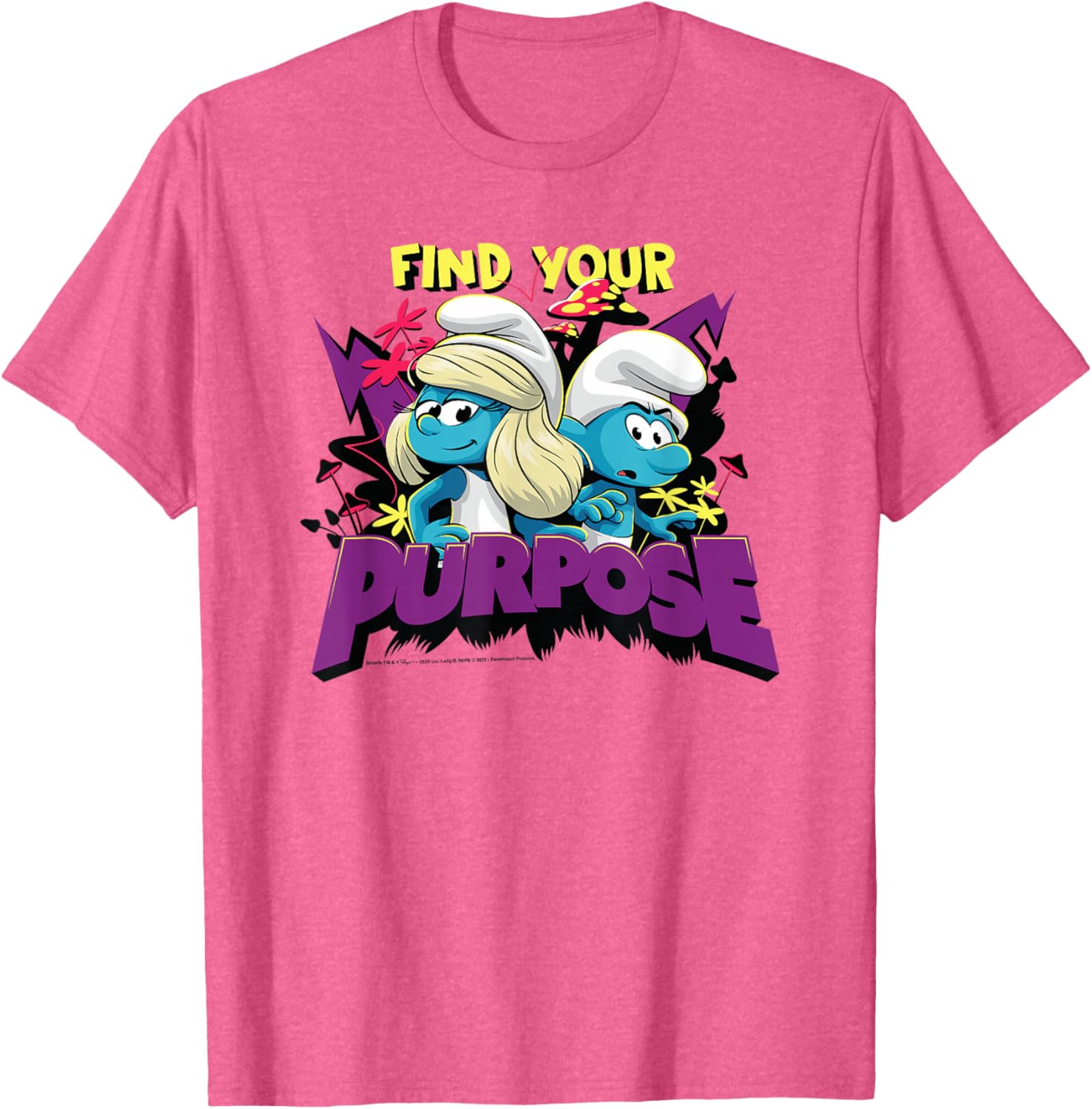 Smurfs Movie Find Your Purpose Nature Duo T-Shirt for Adventurers - 3