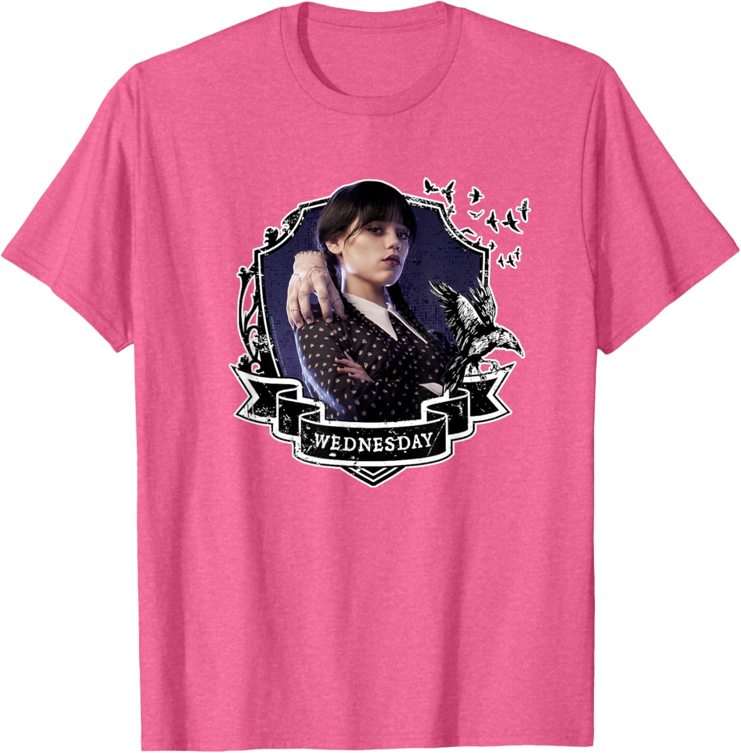 Wednesday Nevermore Graphic T-Shirt for Fans of Iconic Wednesday Style - 13
