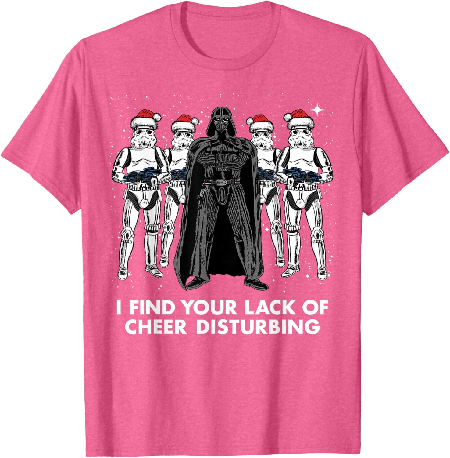 Star Wars Vader Trooper Christmas Cheer Graphic T-Shirt for Fans - 10