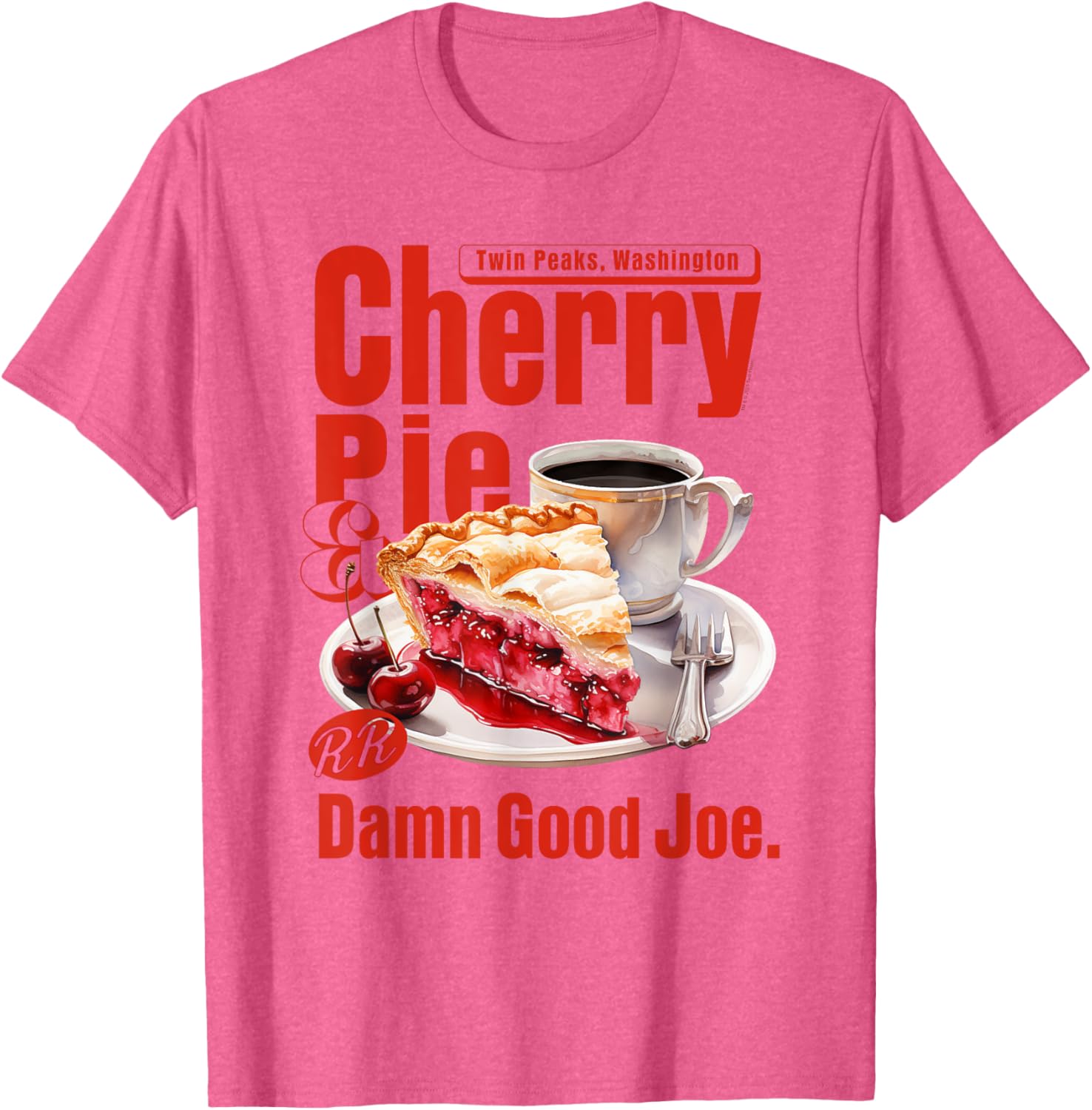Twin Peaks Cherry Pie and Joe's Diner T-Shirt – Iconic TV Show Apparel - 13