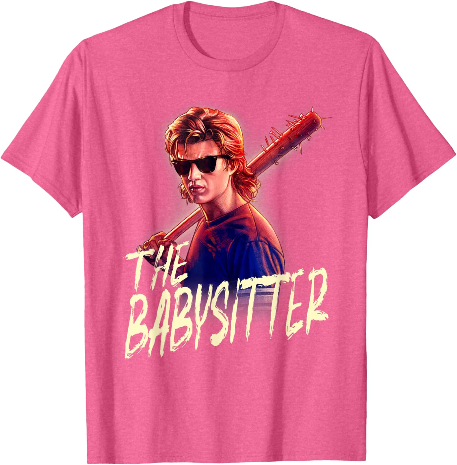 Stranger Things Steve The Babysitter Portrait T-Shirt for Fans - 3