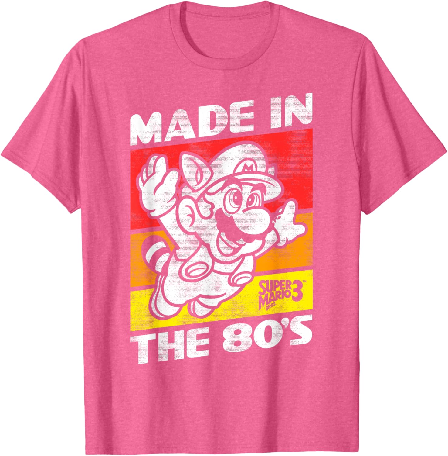Retro Nintendo Super Mario 3 T-Shirt for 80's Gaming Fans - 7