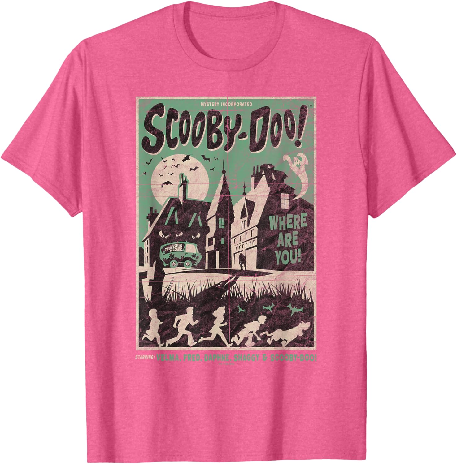 Scooby-Doo Mystery Incorporated Scary House Movie Poster T-Shirt - 2