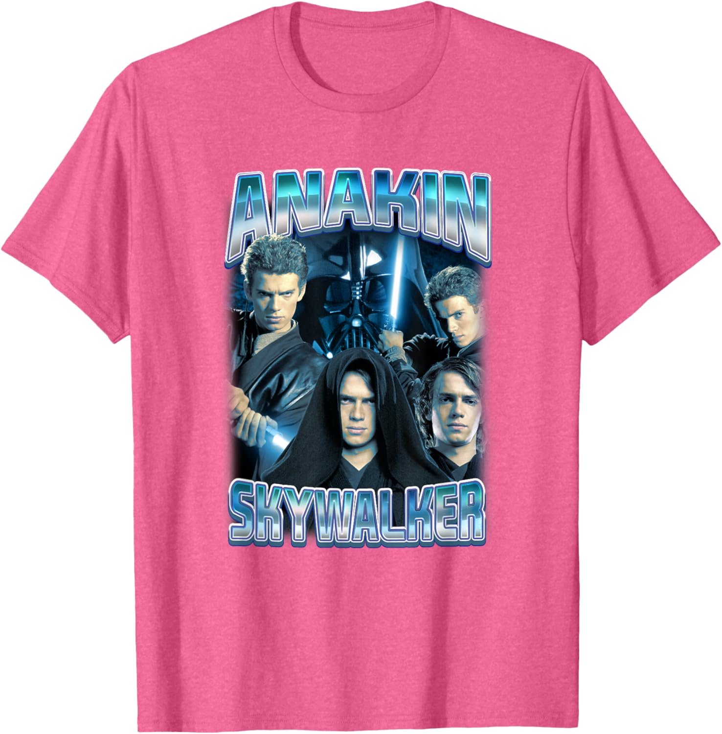 Star Wars Anakin Skywalker Photo Collage T-Shirt for Fans and Collectors - 7