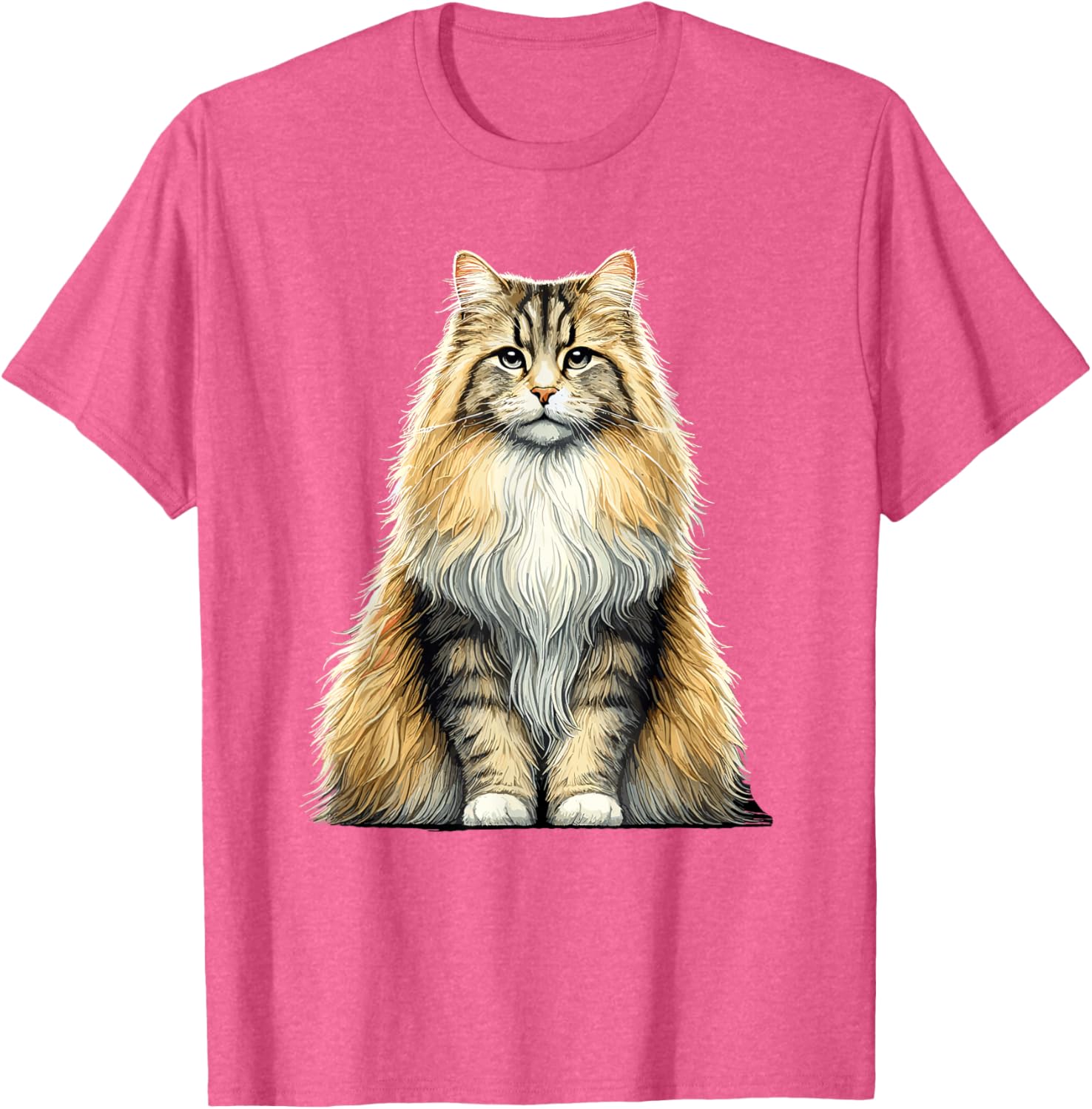 Norwegian Forest Cat T-Shirt for Cat Lovers - Cute and Comfy Design - 13