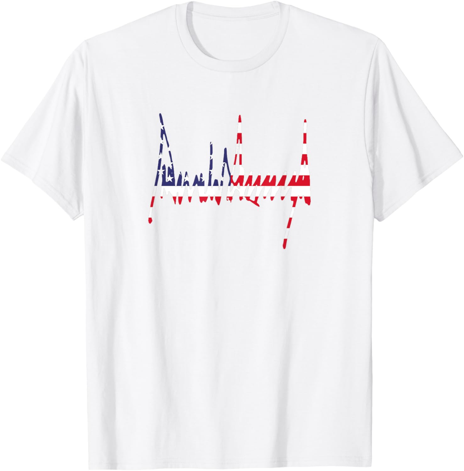 Signature US Flag Number 47 Jersey T-Shirt for 4th of July Celebration - 13