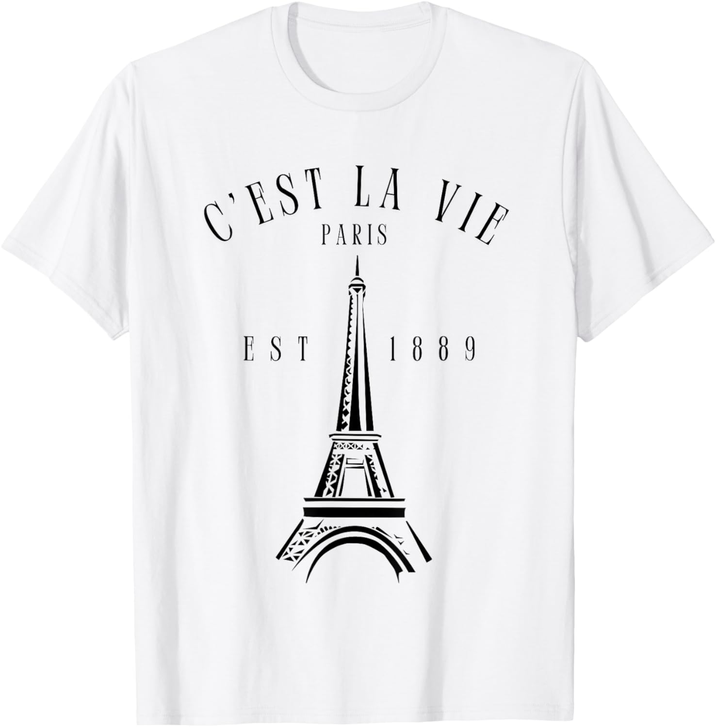 Vintage Eiffel Tower T-Shirt for Paris Lovers – C'est La Vie Style - 6