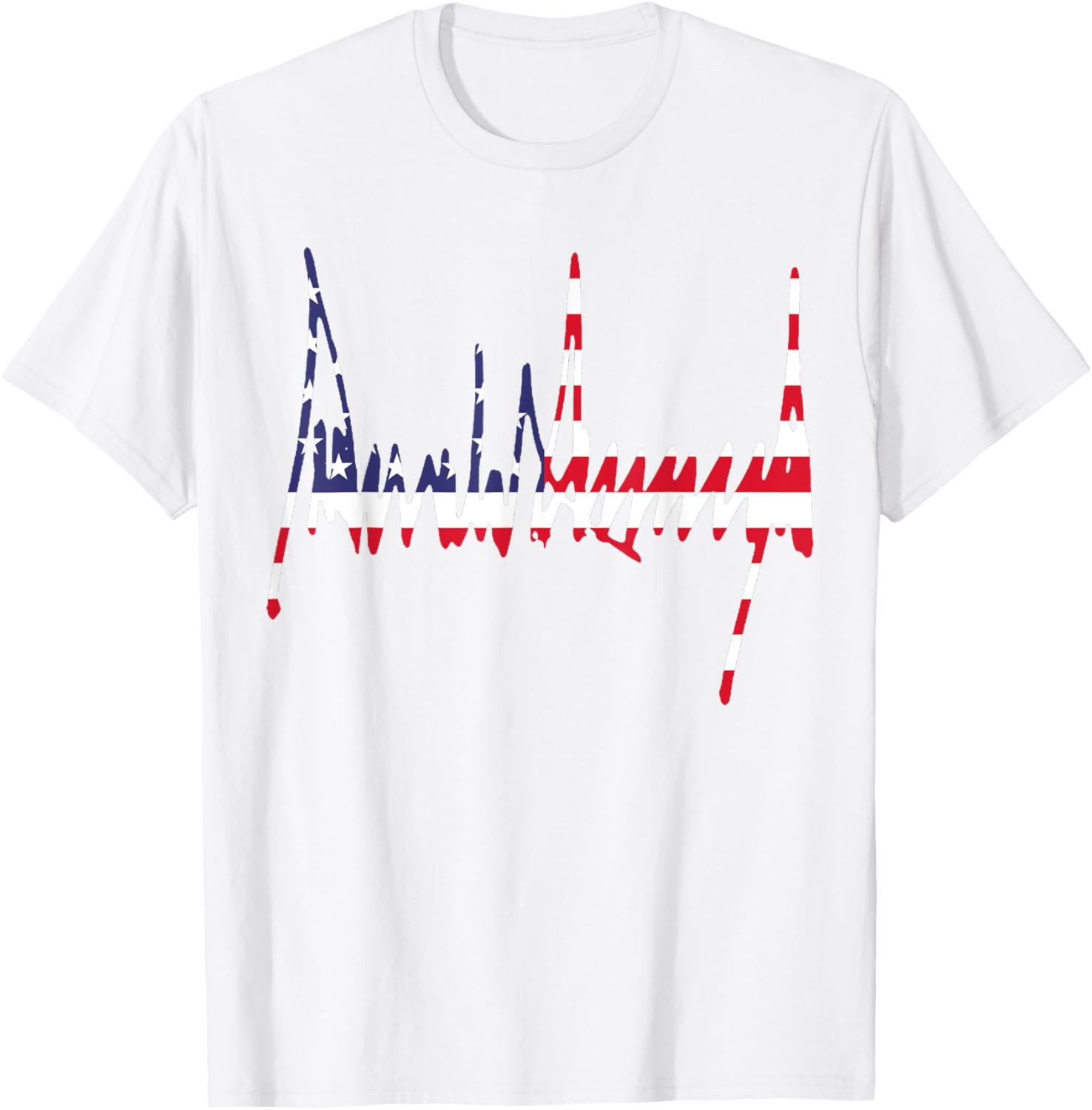 Signature US Flag Number 47 Jersey 45th Anniversary 4th of July Tee - 9