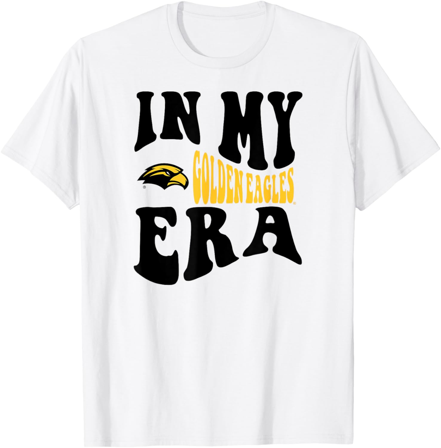 Southern Mississippi Golden Eagles Era White T-Shirt for Sports Fans - 1