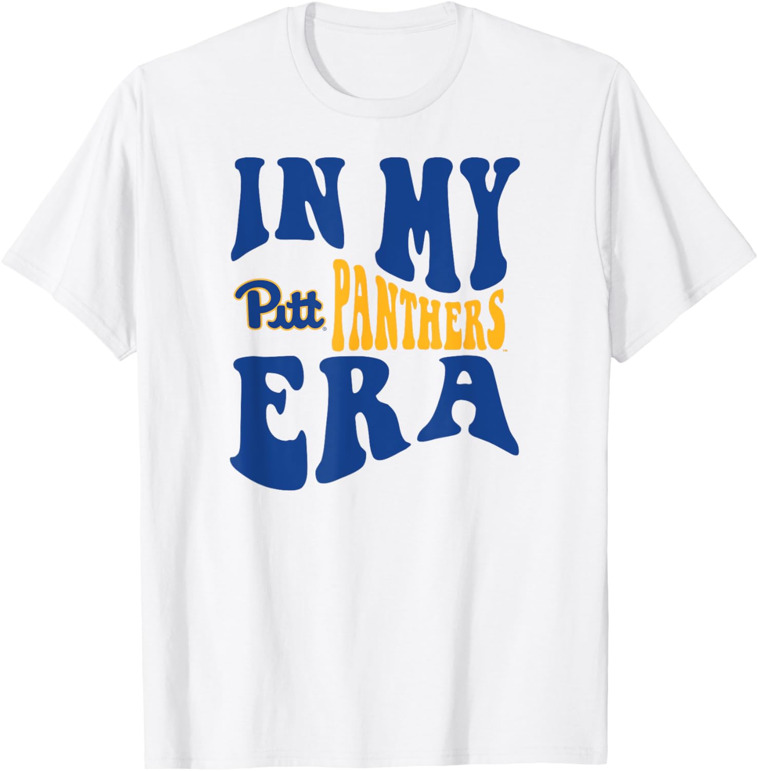 Pittsburgh Panthers Era White Officially Licensed T-Shirt for Fans - 1