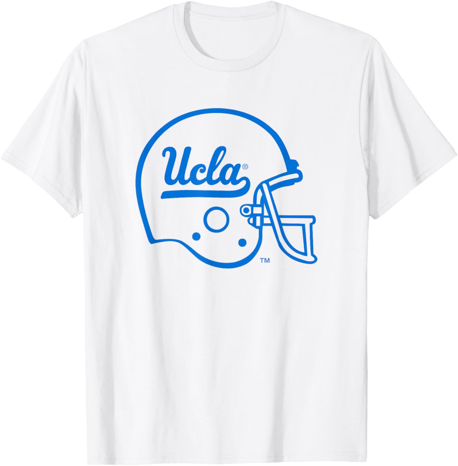 UCLA Bruins Football Helmet Outline Officially Licensed T-Shirt for Fans - 3