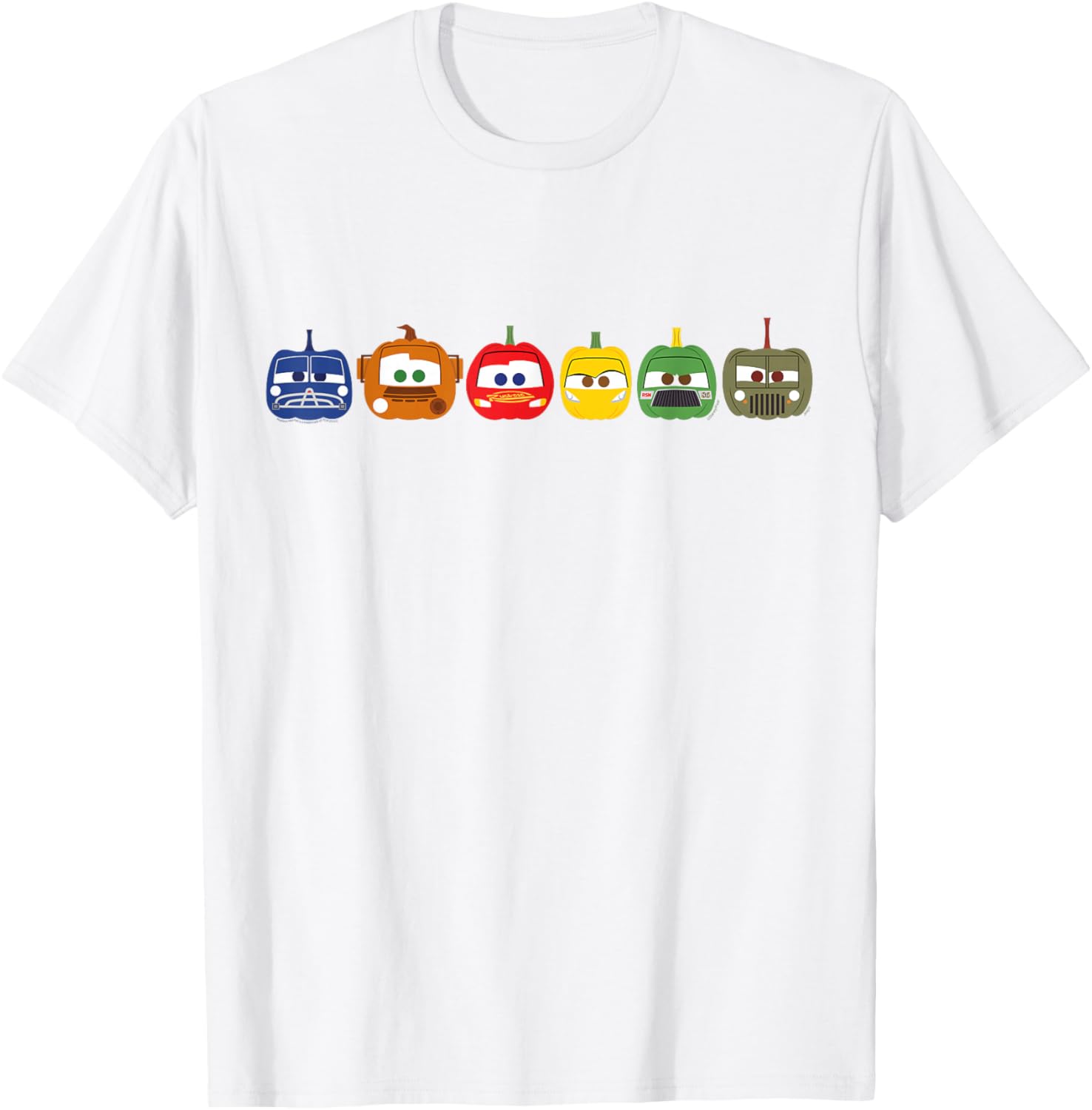 Disney Pixar Cars Halloween Pumpkin T-Shirt for Kids and Adults - 2