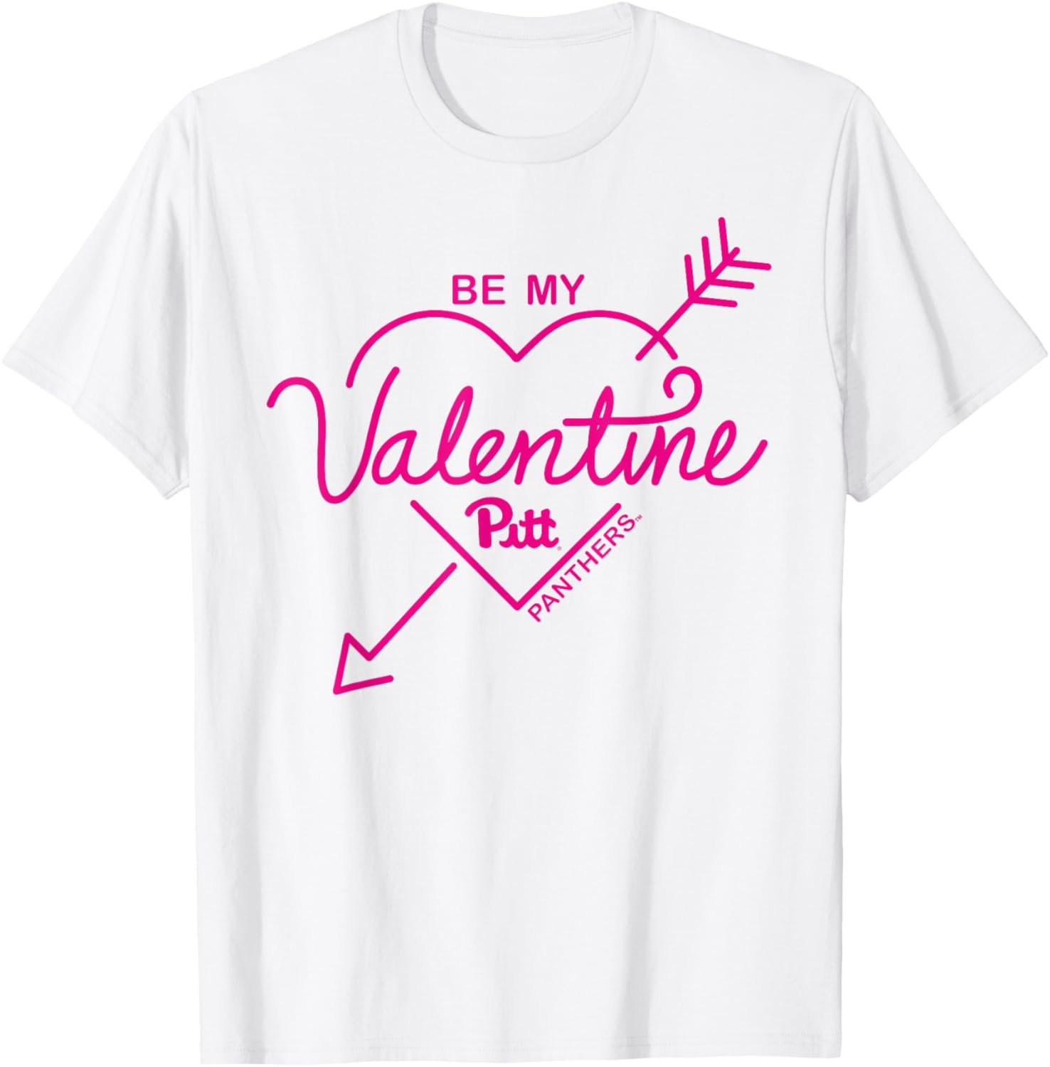 Pittsburgh Panthers Valentine T-Shirt - Officially Licensed Sports Apparel - 1