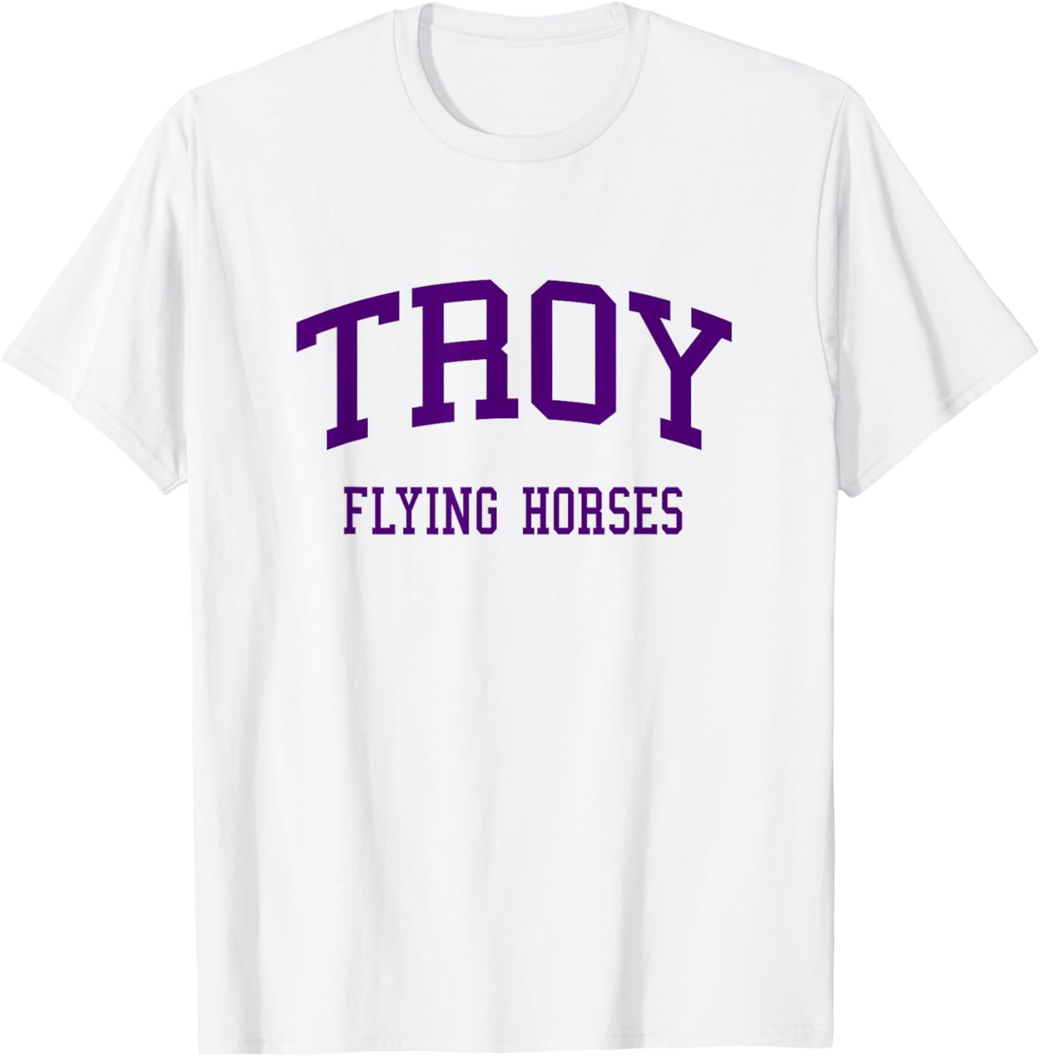 Troy High School Retro T-Shirt Vintage Style for Students and Fans - 1