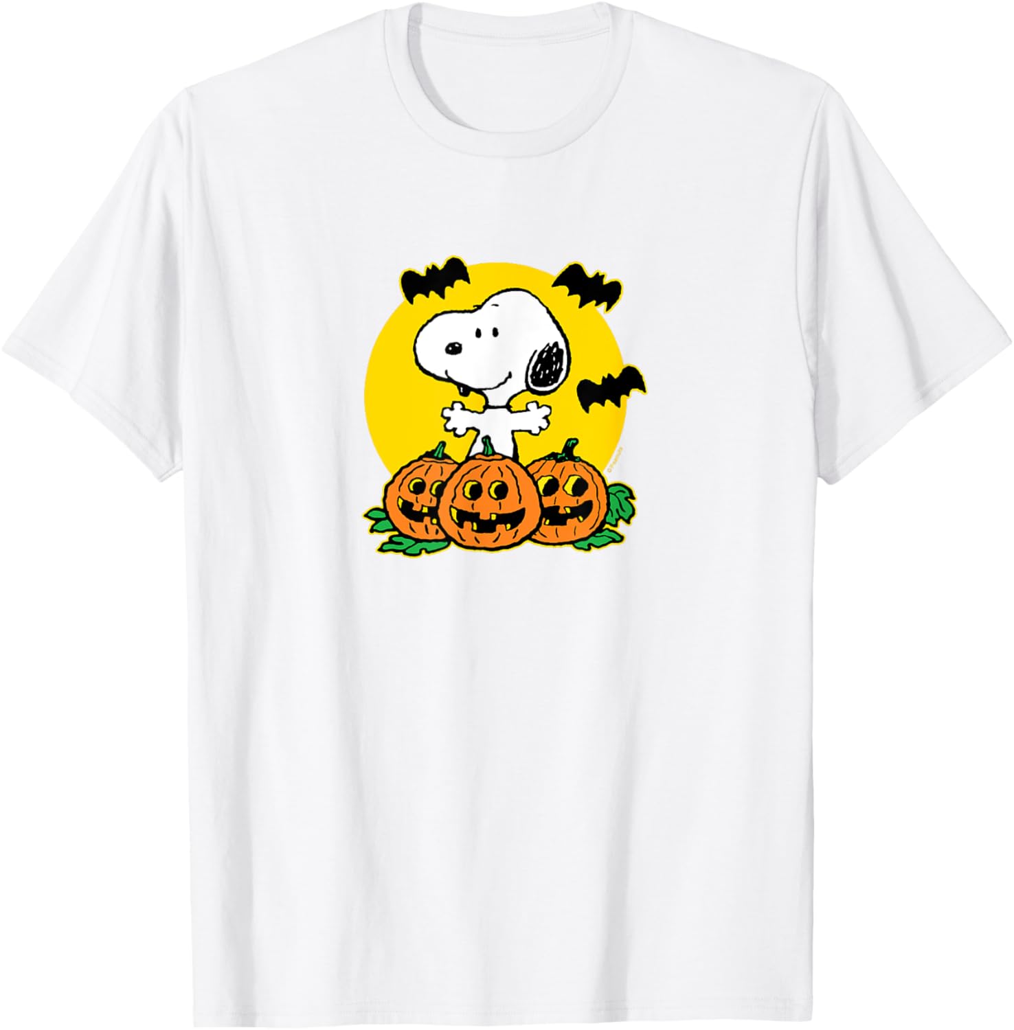 Snoopy Pumpkin Patch Halloween T-Shirt for Peanuts Fans - Fun Apparel - 10