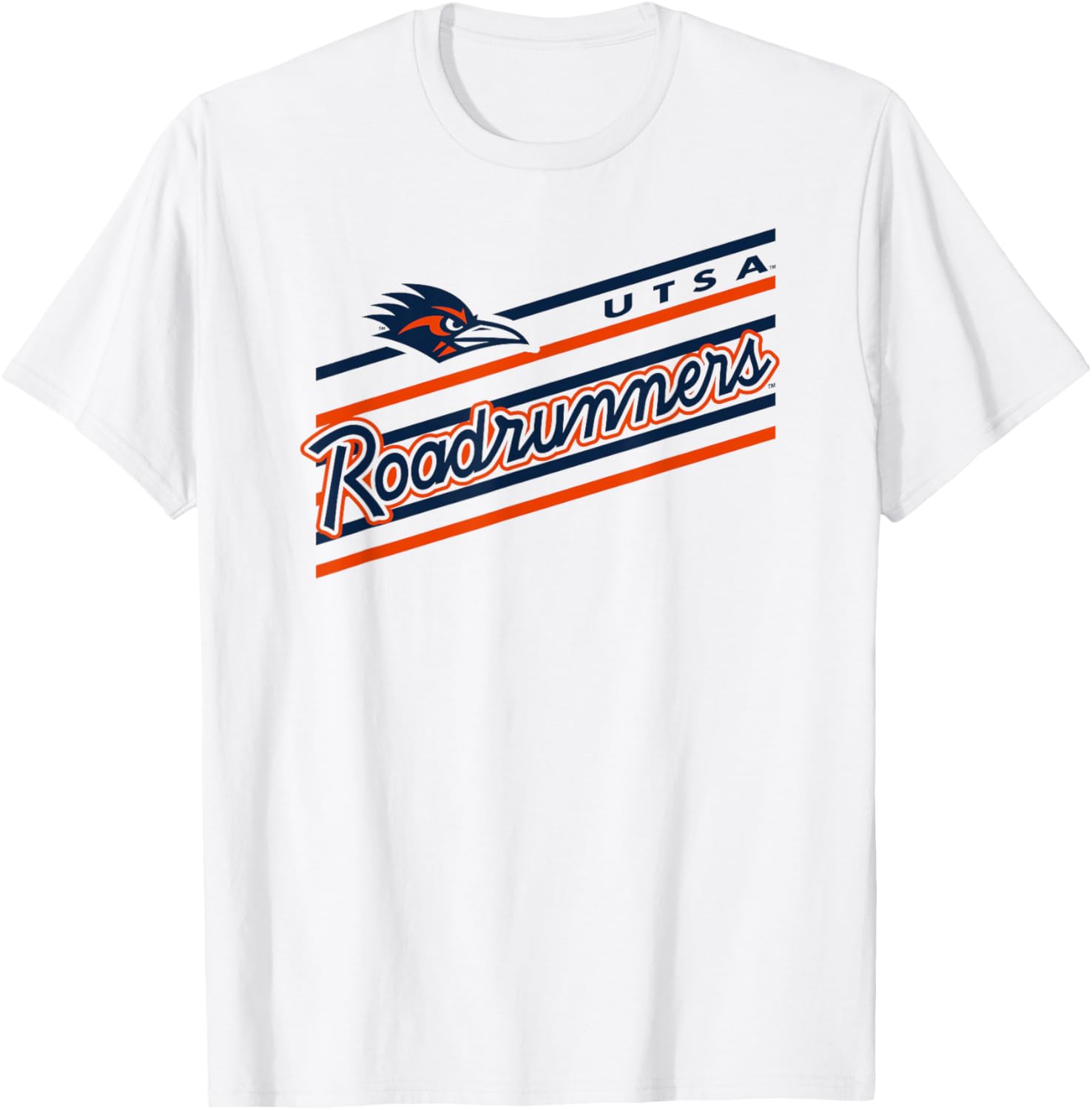 Texas San Antonio Roadrunners Retro Performer White T-Shirt for Fans - 1
